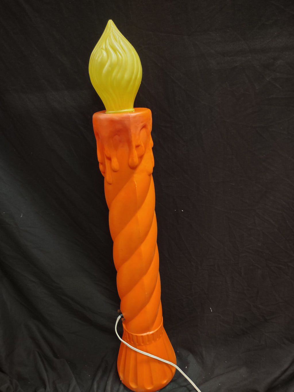 Vintage Christmas Blow Mold Candle 35"(lot 2335)