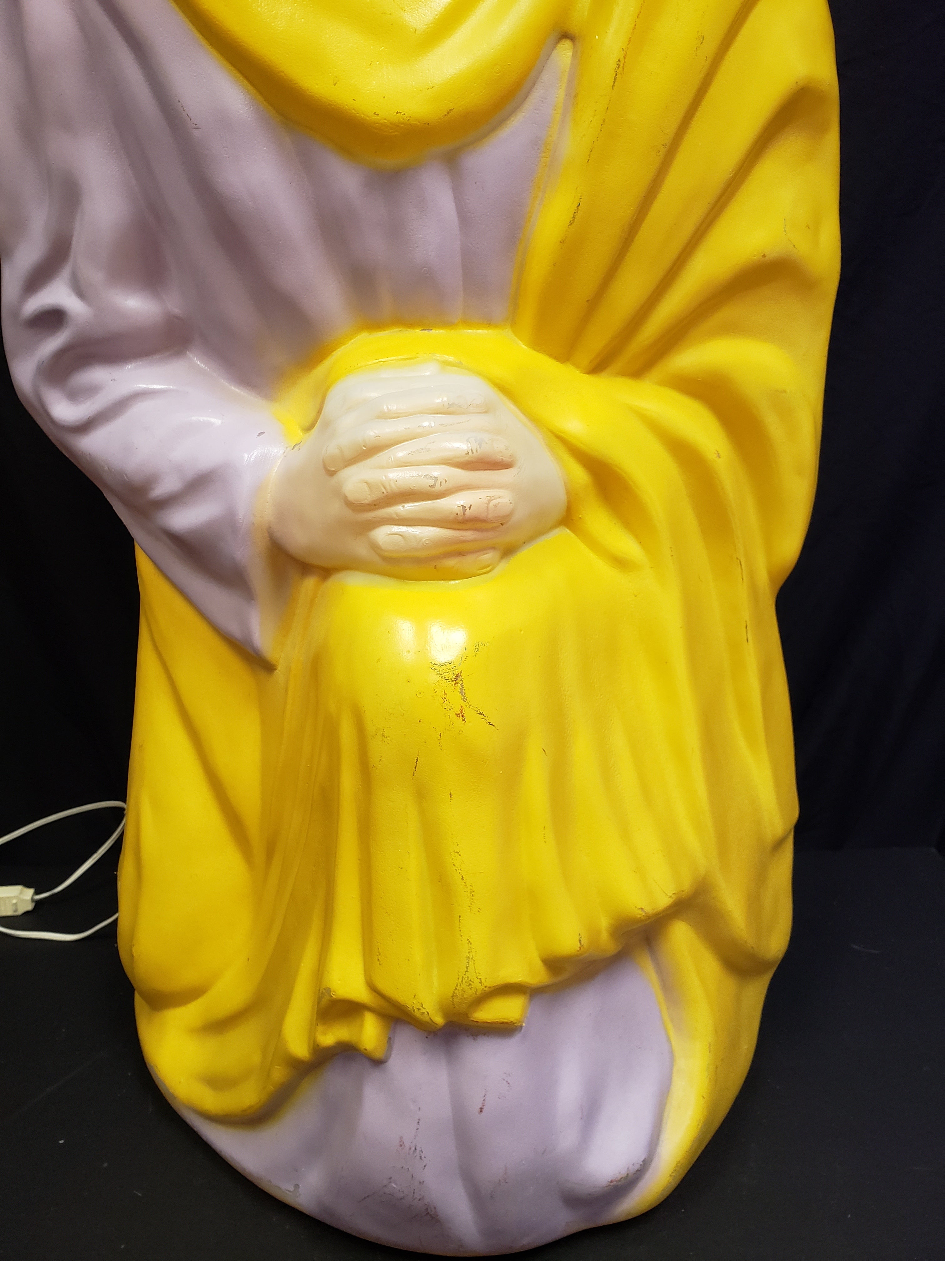 Vintage Christmas Nativity Large Joseph Blow Mold XL Rare 40" (lot 2254)