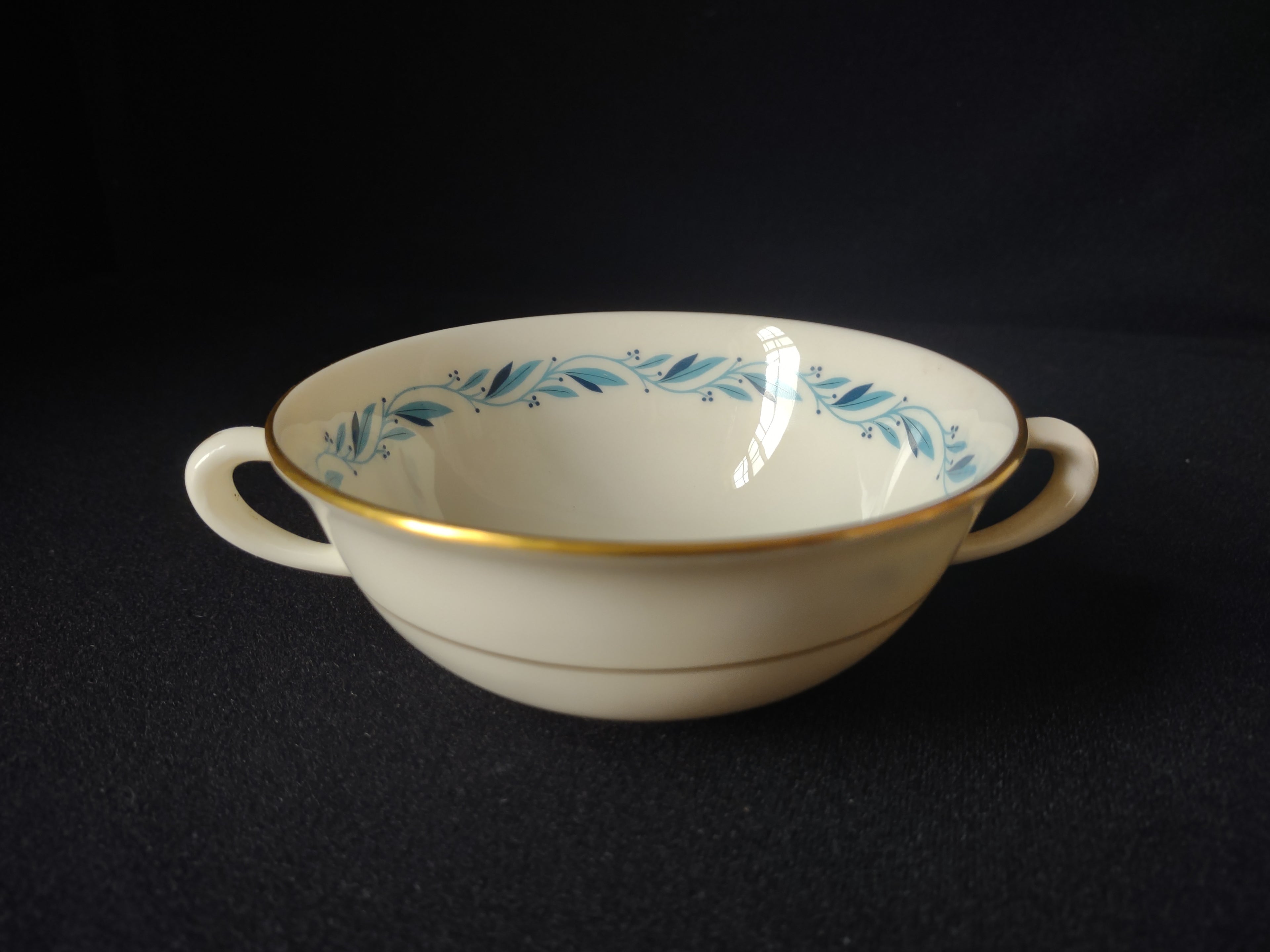 Vintage Lenox Bouillon Soup 2-handle Cup ONLY Blue Ridge (lot 1788)