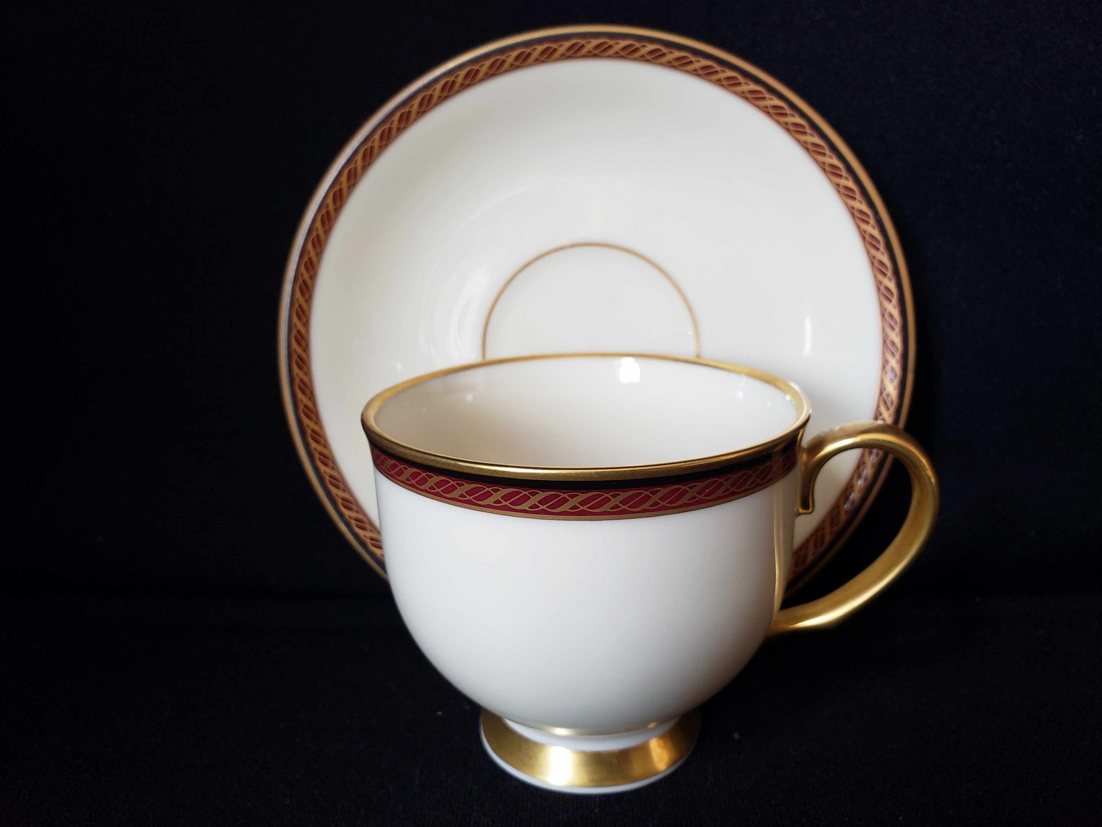 Vintage Lenox Monroe Tea Cup with Saucer (lot 1925)