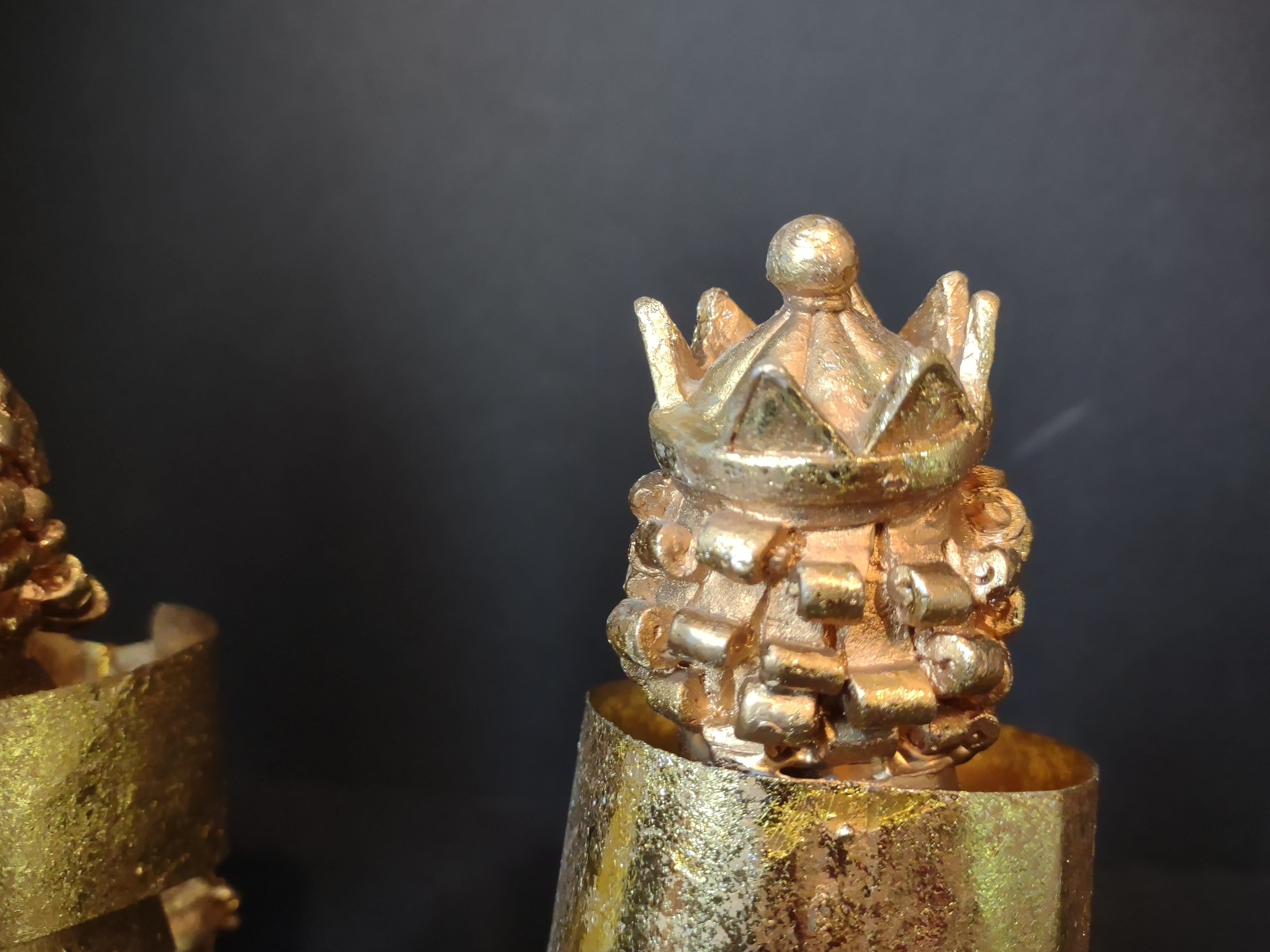 Christmas Set 3 Wiseman Gold Color 8" (lot 1458)