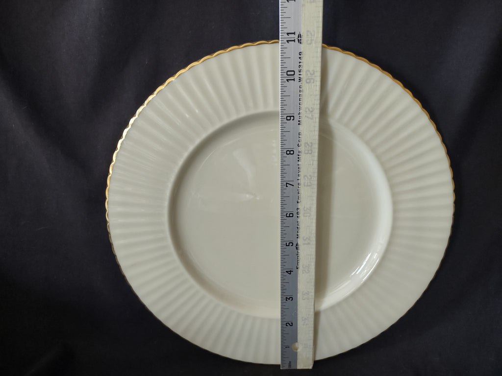 Vintage Lenox Special Dinner Plate 11"Golden Wreath Stamp (lot 2003)