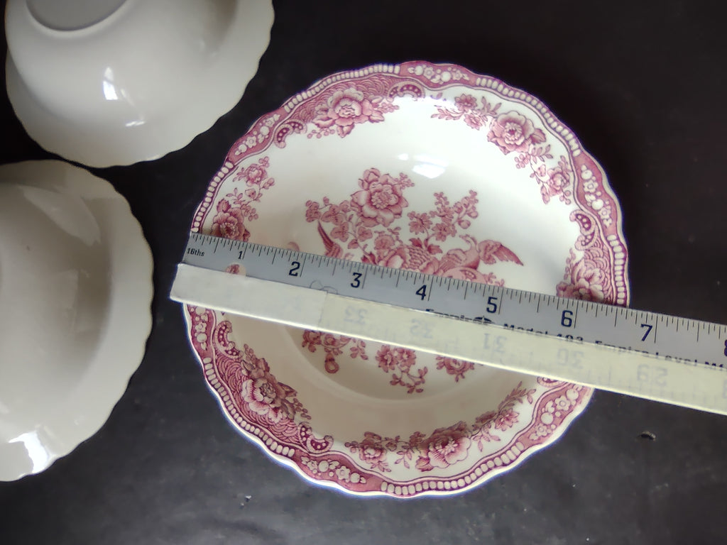 Vintage Crown Ducal England Ironstone Bristol Soup Cereal Bowl x 3 (lot 5636)