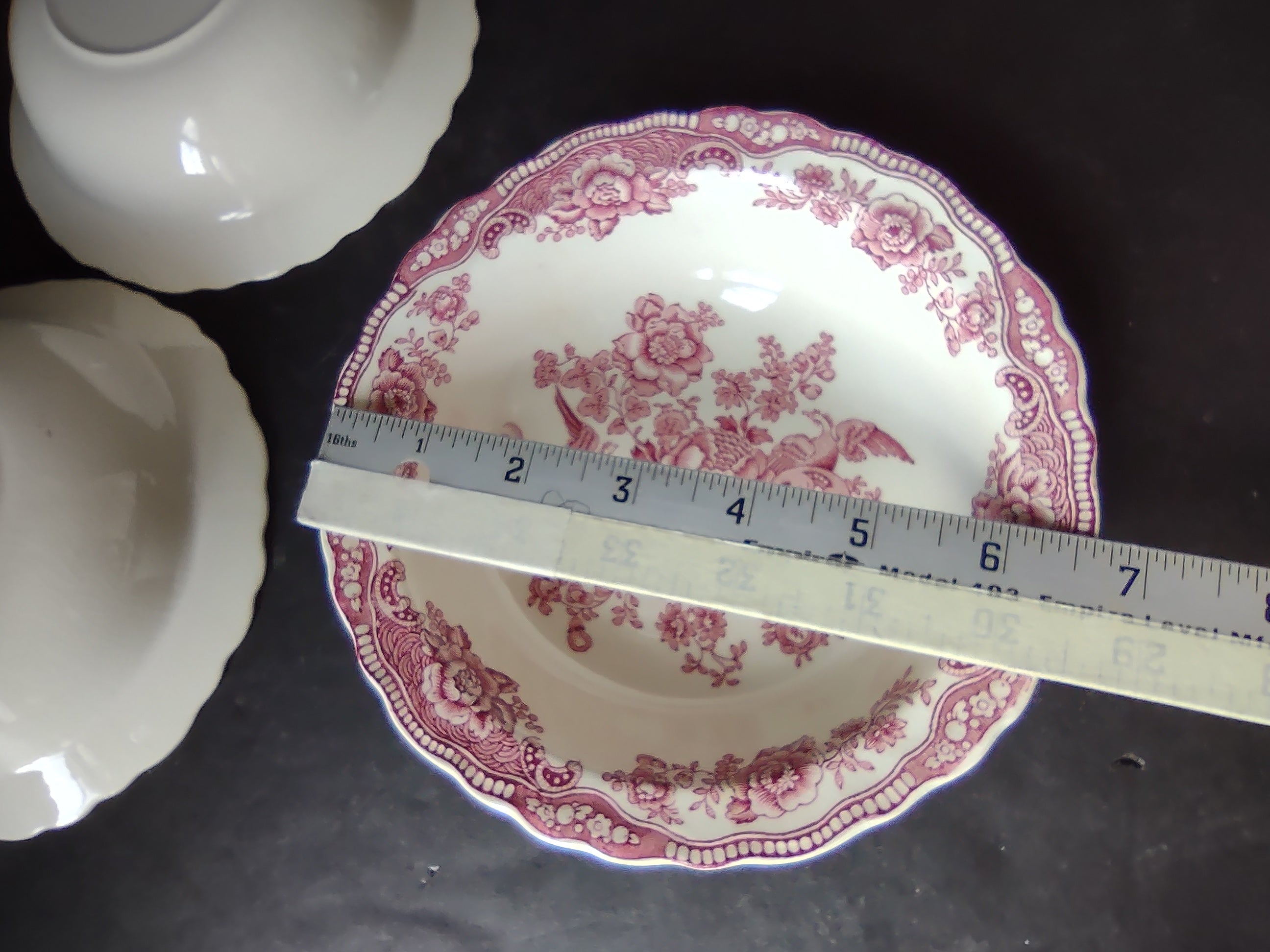 Vintage Crown Ducal England Ironstone Bristol Soup Cereal Bowl x 3 (lot 5636)
