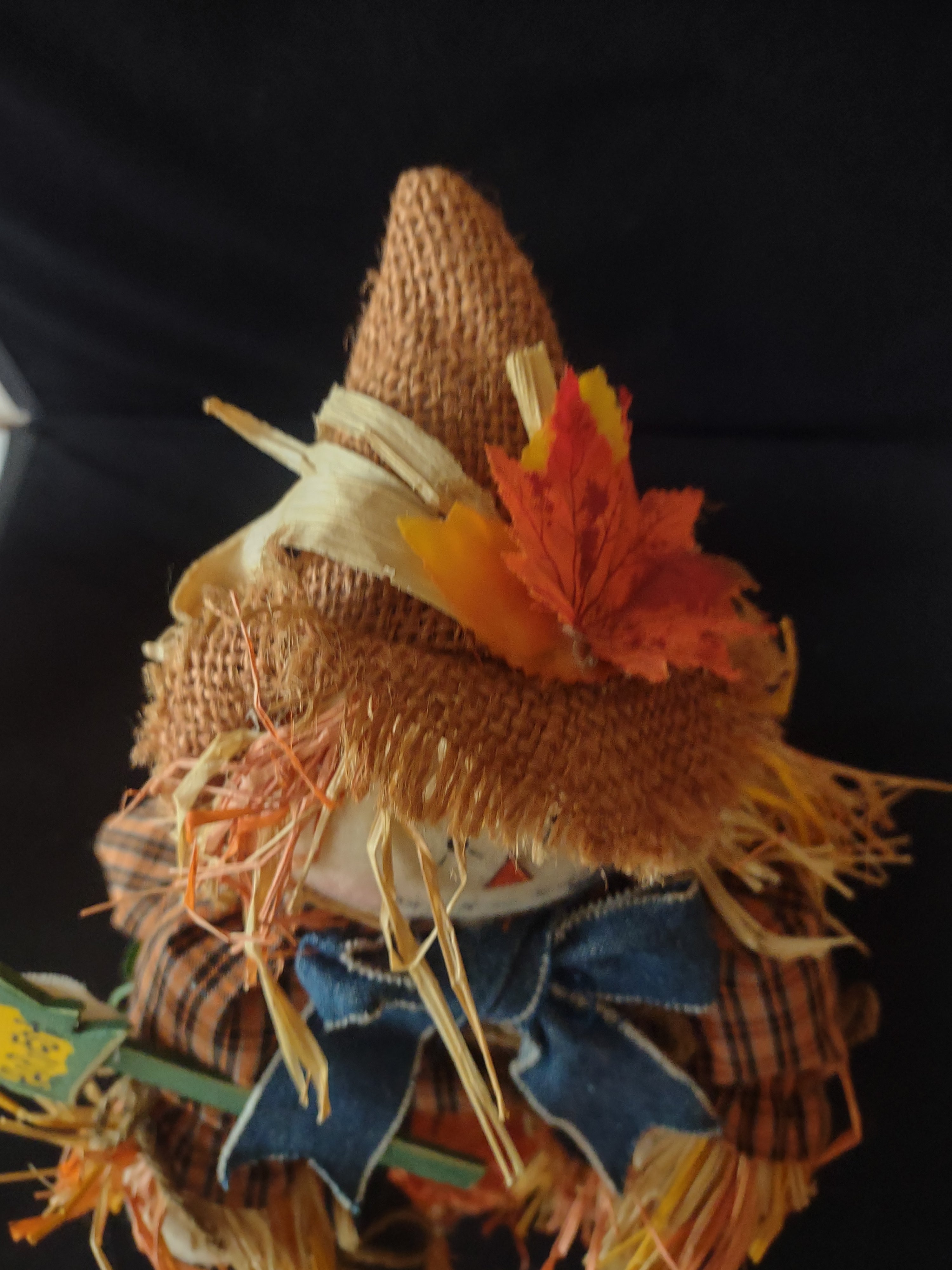 Halloween/Thanksgiving/Fall Plush Scarecrow On Pumpkins (Lot 3435)