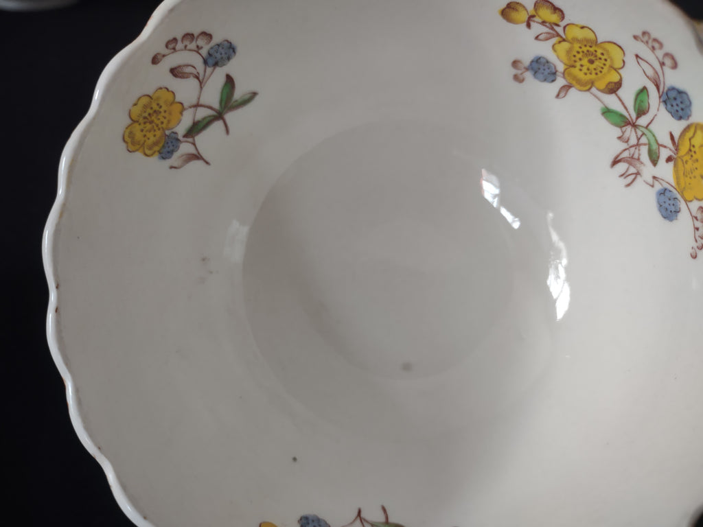 Vintage Spode Buttercup Teacup Saucer x 4 English Countryside Ironstone lot 5746