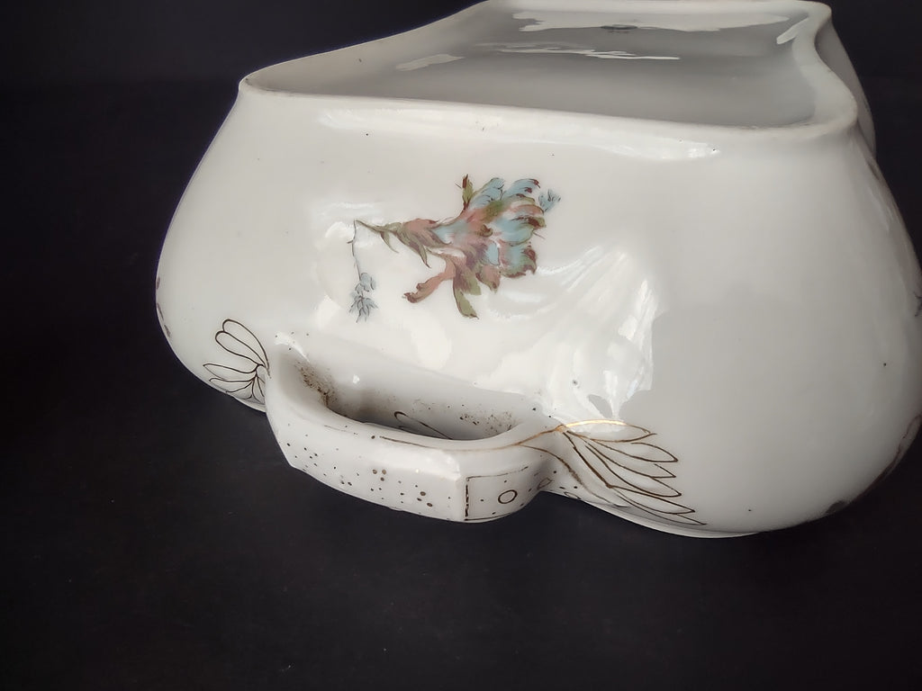 Depose Haviland Limoges Blue Flower Serving Bowl NO LID (lot 961)