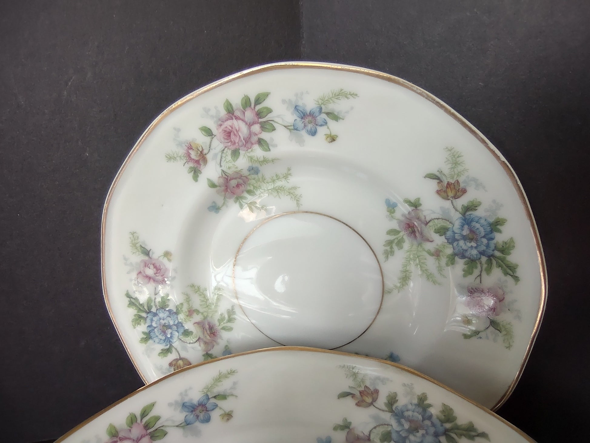 Haviland Limoges Fleurette 7 x Dessert Plate 6-1/2" Floral (lot 809)