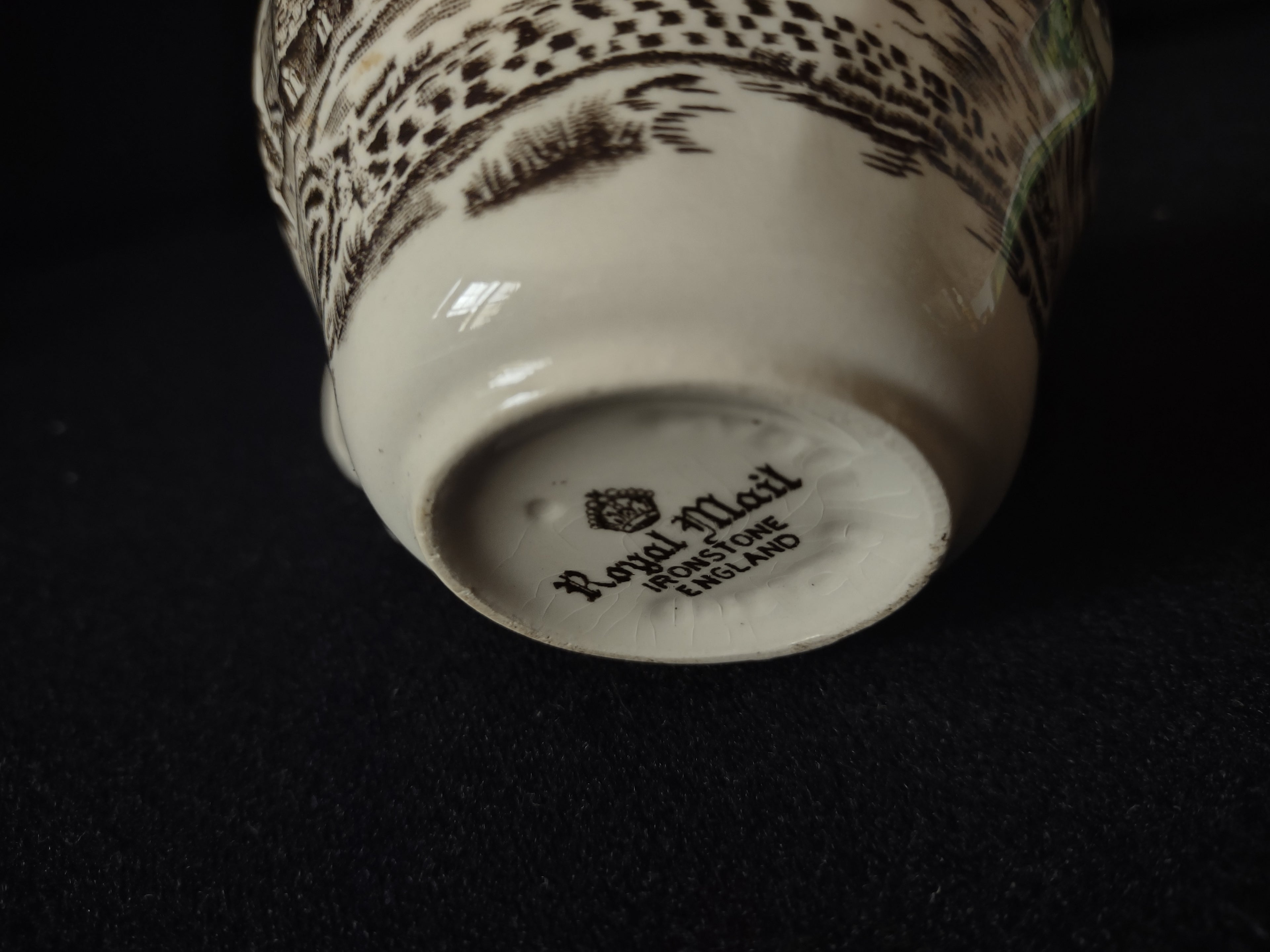 Vintage Royal Mail Ironstone England Tea Cup ONLY (lot 5542)