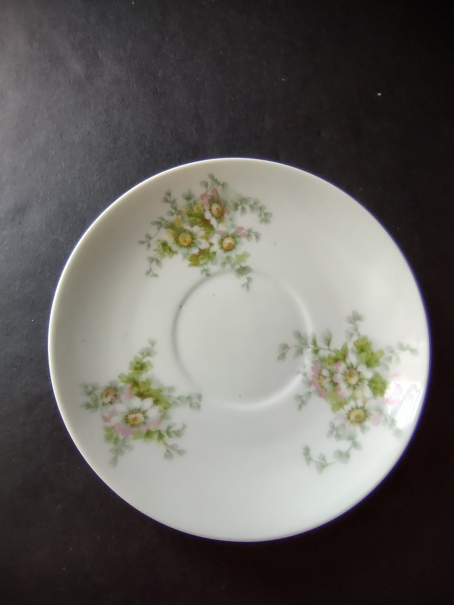 Haviland Limoges GDA Saucer ONLY Pink Daisy Daisies (lot 879)