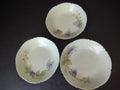 Haviland Limoges French Cottage Shabby Chic 3 x Blue Berry Bowl 5" (lot 1098)