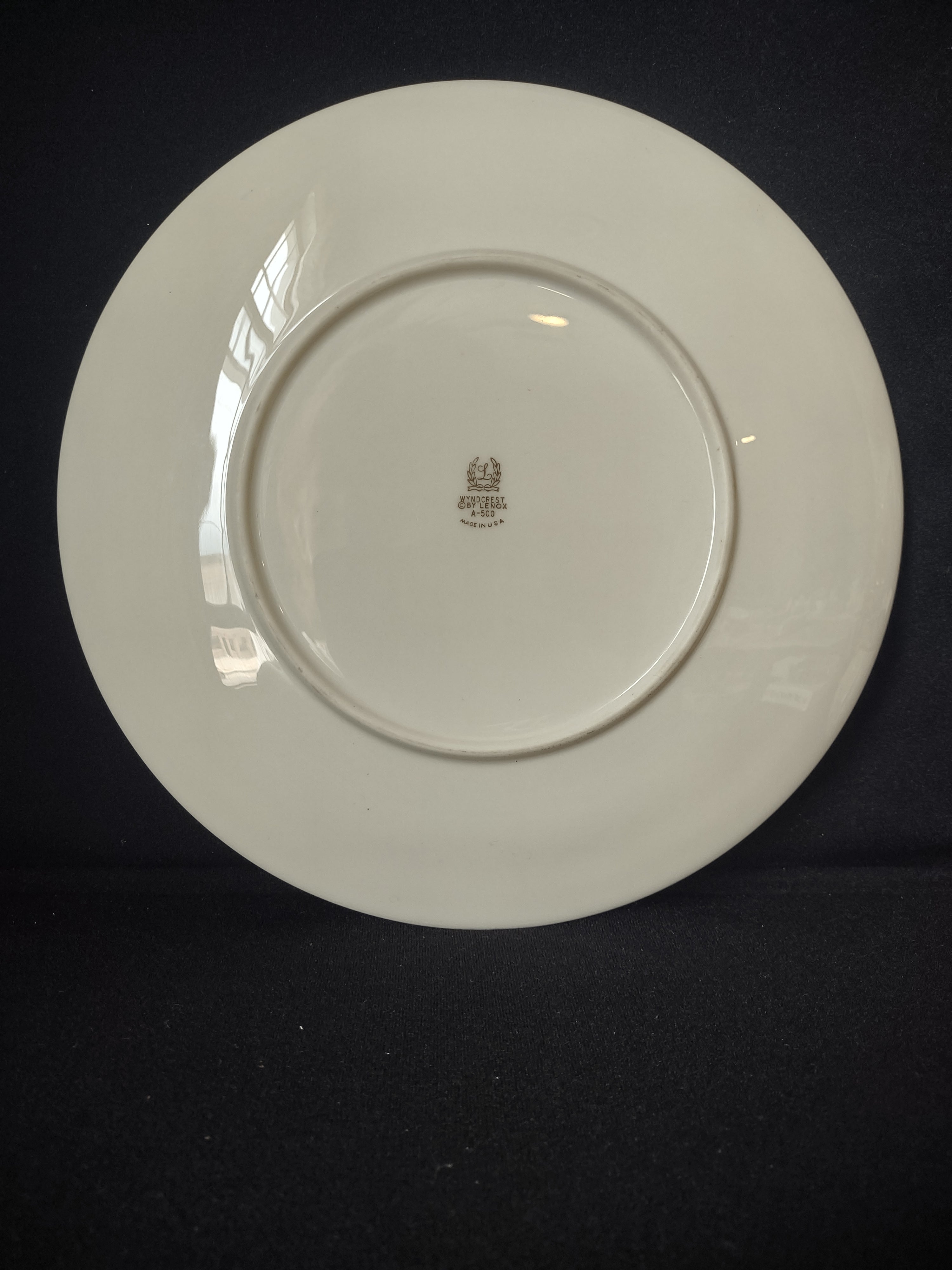 Vintage Lenox Wyndcrest A-500 Dinner Plate 10-1/4" (lot 1862)