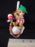 Christmas Baseball Bear Ornament Glove Red Bird Bat (Lot 4181)