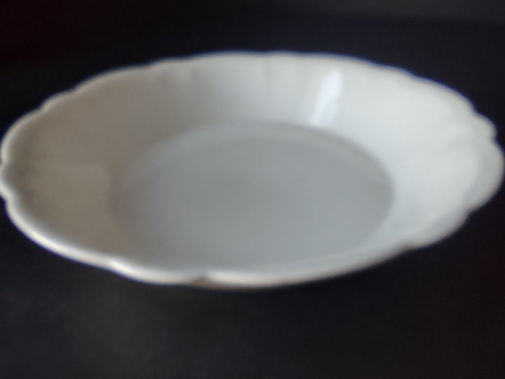 CFH GDM France Limoges Porcelain Bowl 6-1/4" Plain White (lot 1044)