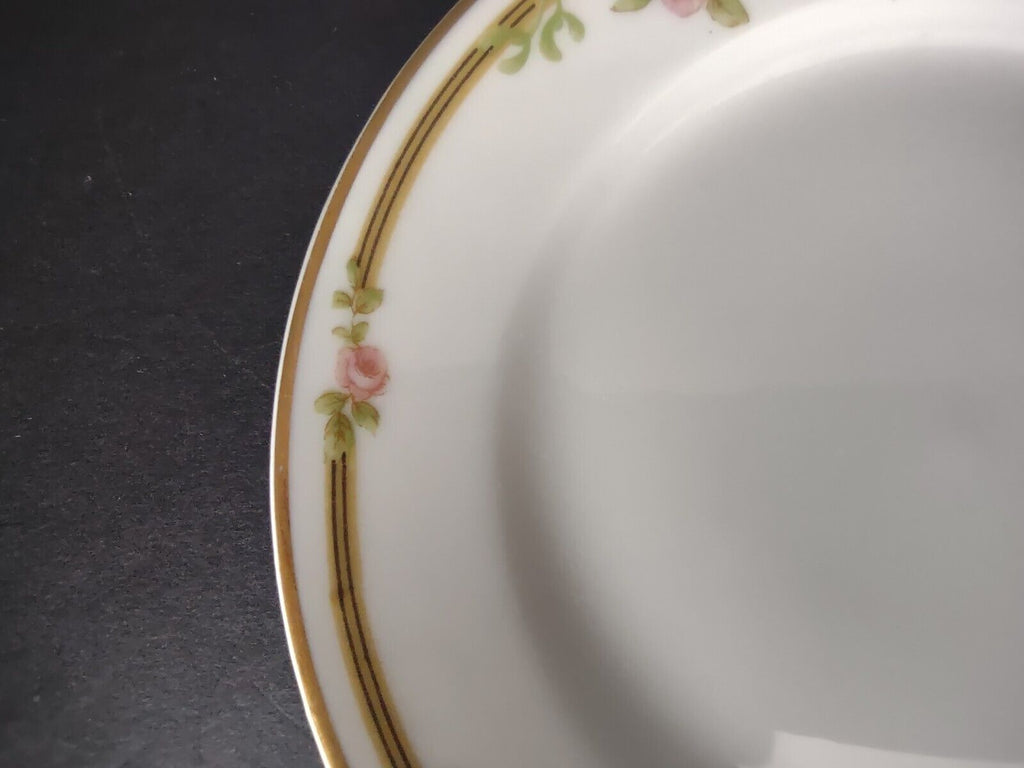 Haviland Limoges Schleiger 625 A Red Rose 2 x Bread Butter Plate 6-1/4" (lot 538