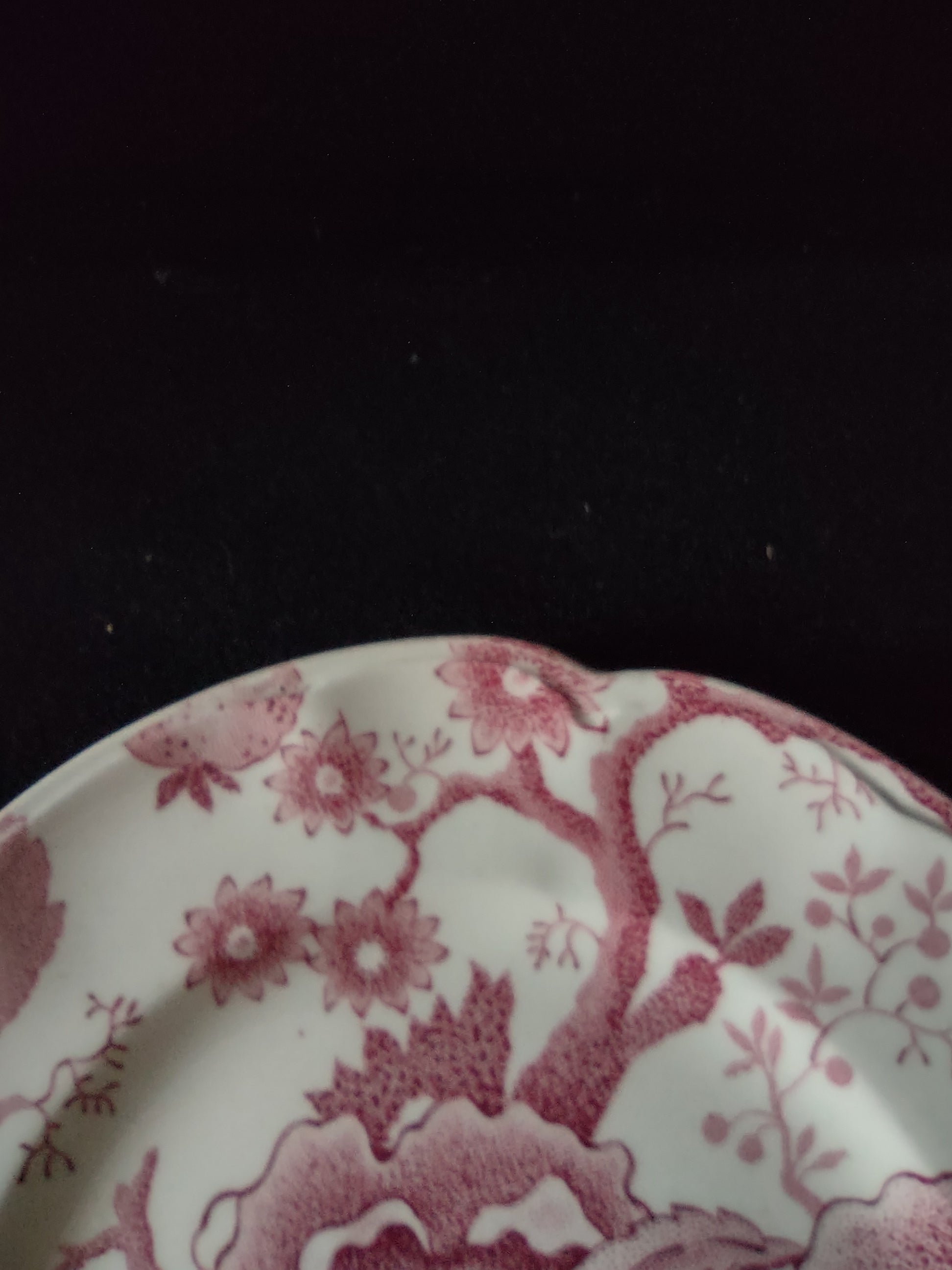 Vintage Johnson Brothers Salad Plate Ironstone English Chippendale X4 (Lot 5559)
