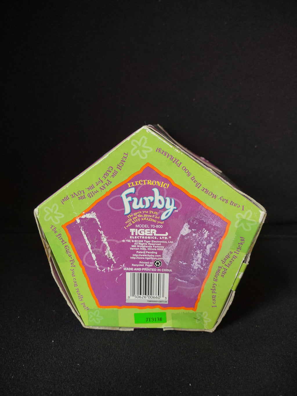 Vintage 1998 Furby White Model 70-800 Brand New Never Opened (lot 2464)