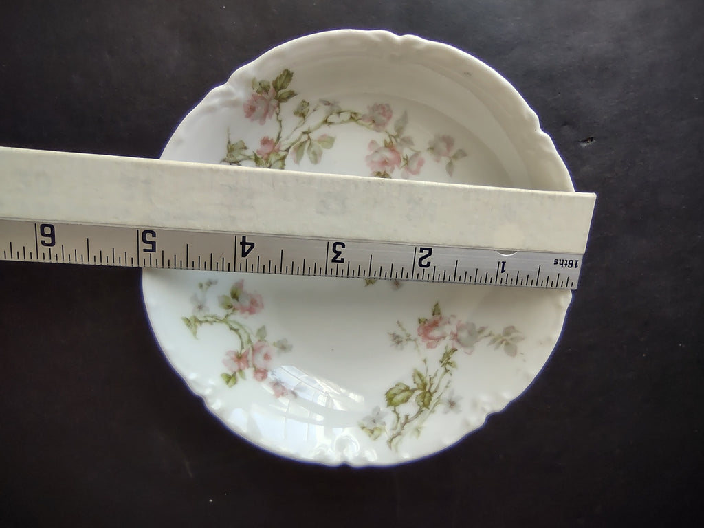 Haviland Limoges French Cottage Cranberry Sauce Small Bowl Pink 5" (lot 1119)