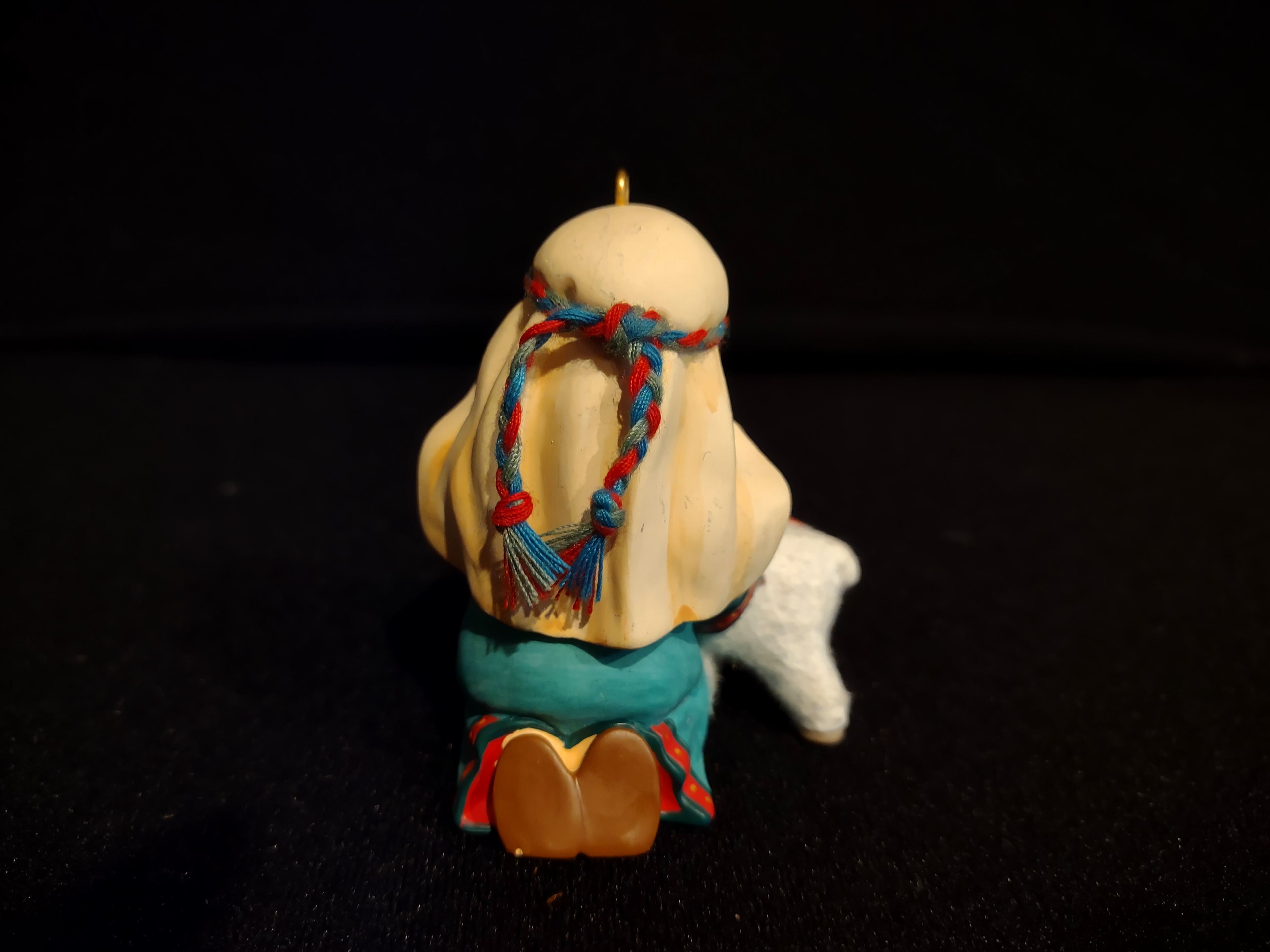 Hallmark 2004 Christmas Ornament Shepherd Boy Godchild with Lamb (lot 2444)
