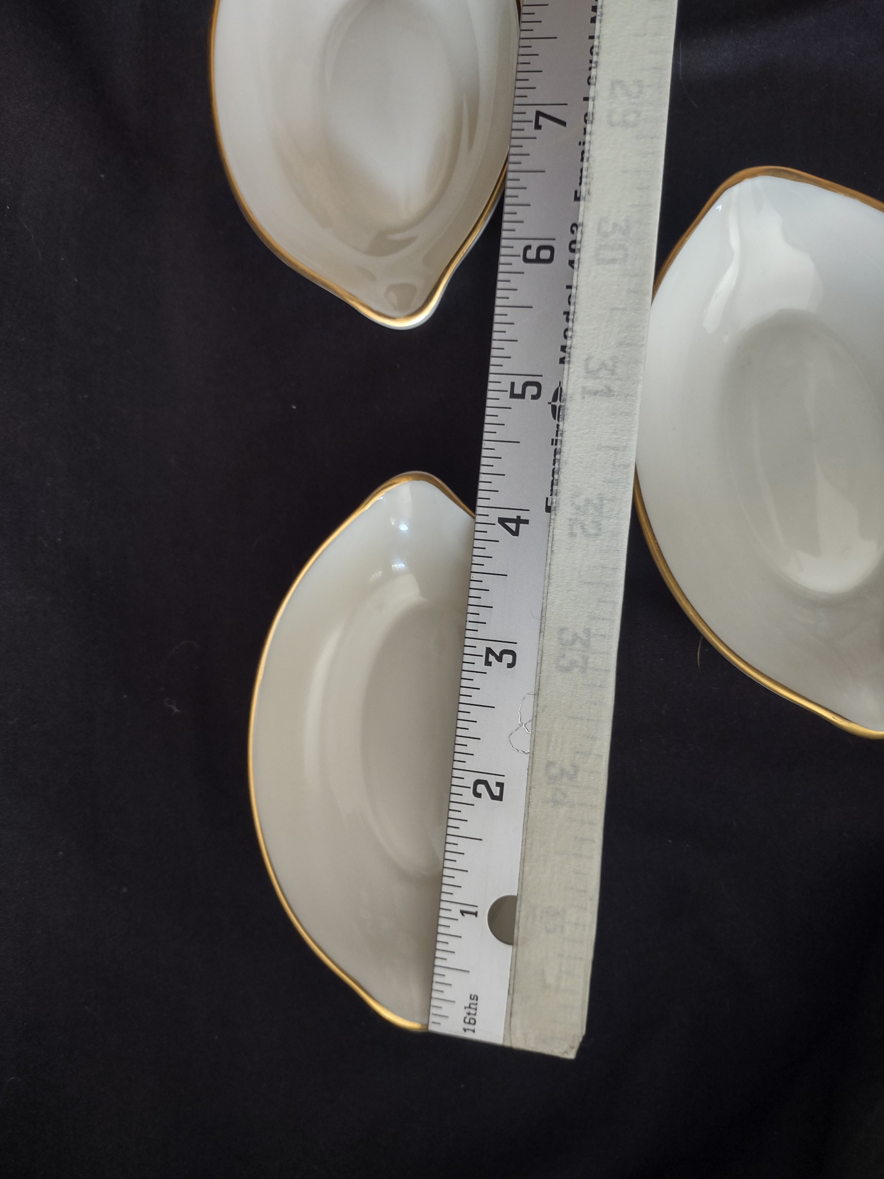 Vintage Lenox Set of 4 Condiment Serving Dishes (lot 1990)