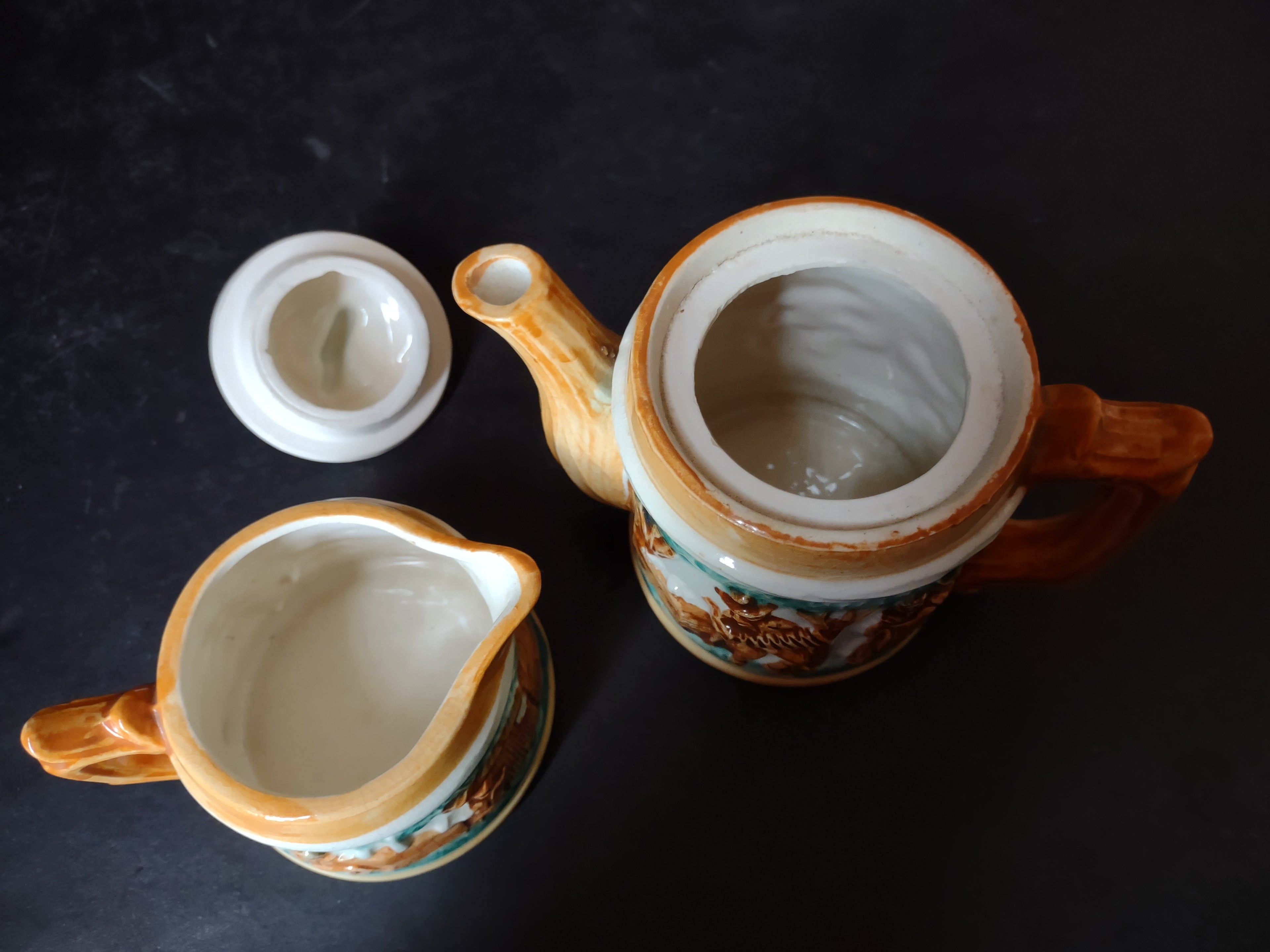 Vintage Ceramic Teapot Creamer Made in Japan Pioneer (lot 3476)