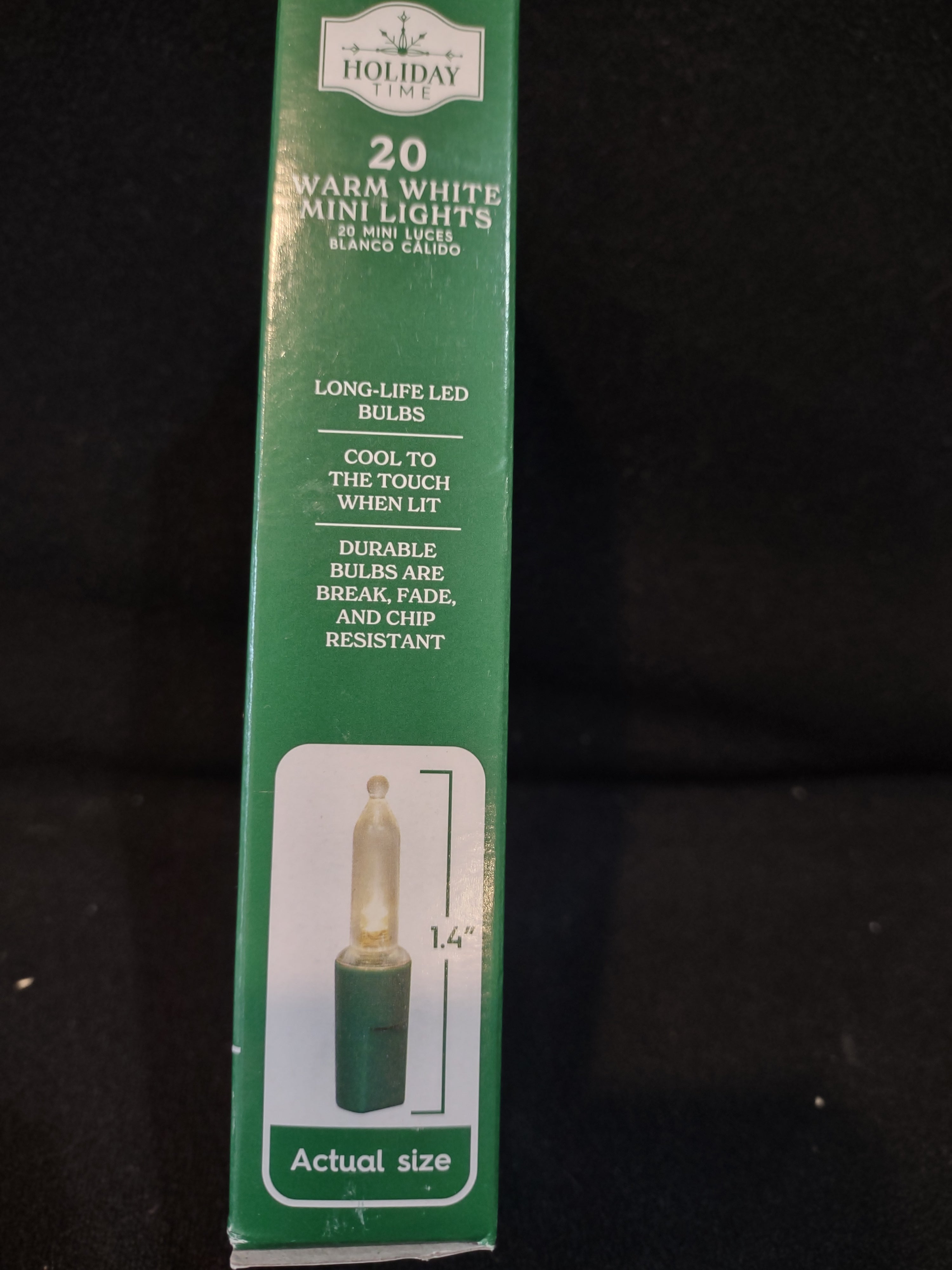 Christmas LED 20 Warm White Mini Lights Indoor 5' Set Of 6 (Lot 4279)