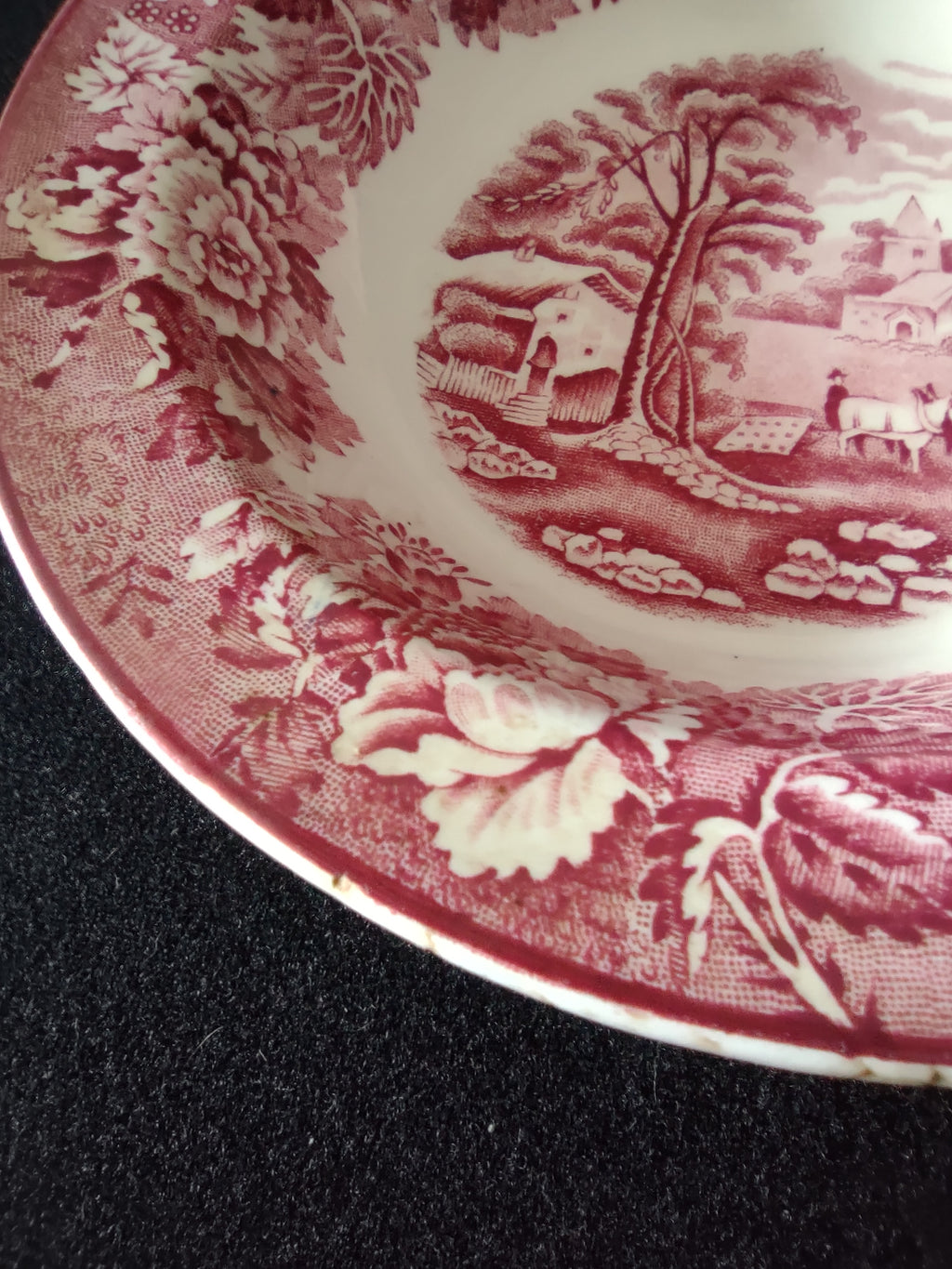 Vintage Wood Sons Soup Pasta Bowl Enoch Woods English Scenery (Lot 5682)
