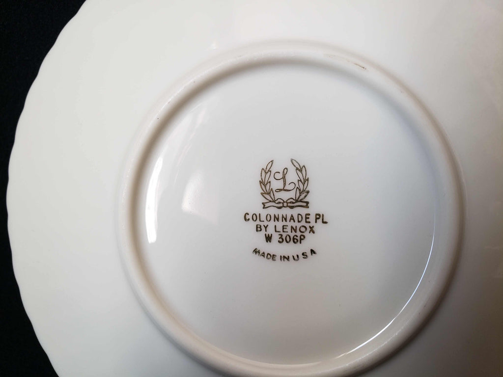 Vintage Lenox Colonnade PL W-306P Saucer ONLY (lot 1963)