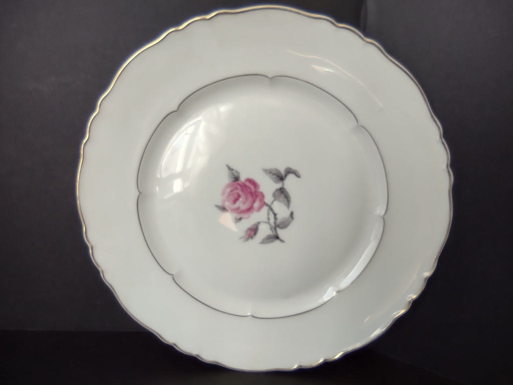 Haviland Limoges French Cottage Chic Bagatelle Rose Dinner Plate (lot 1123)