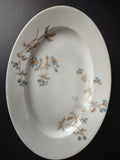 Haviland Limoges CFH/GDM Turkey Serving Platter 14-1/4" Blue Flower (lot 344)