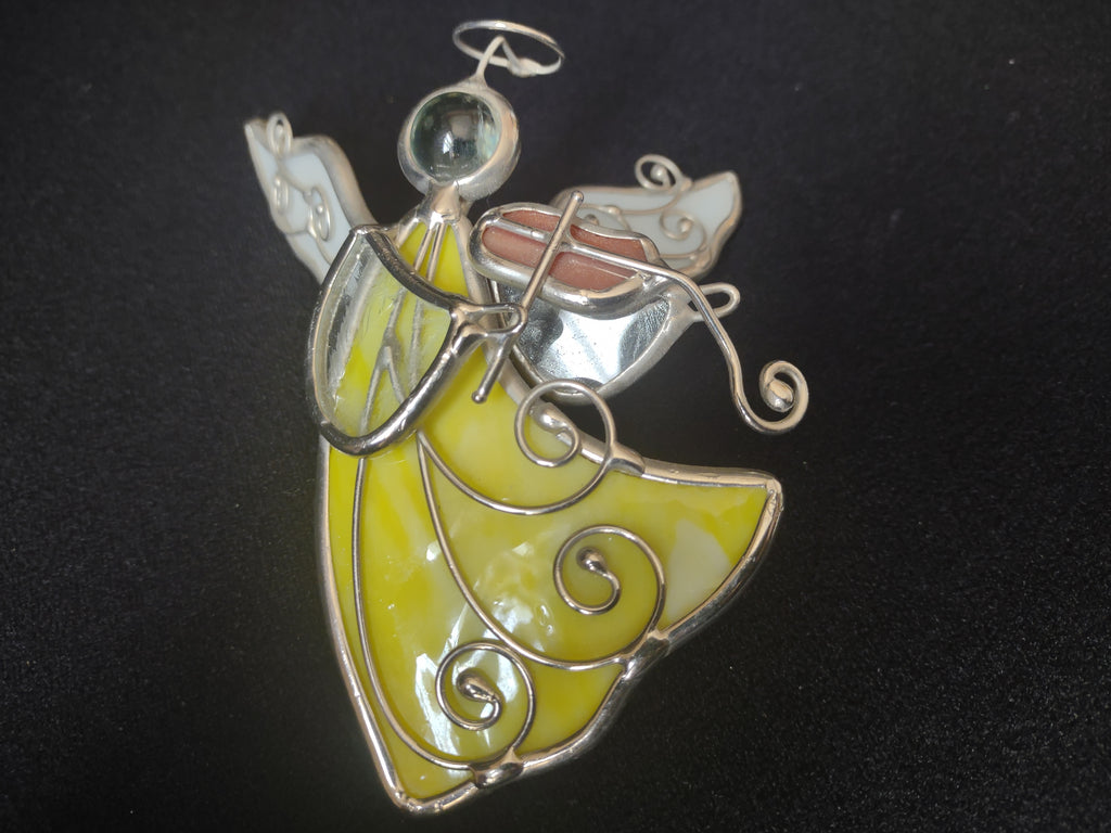 Set of 6 Wire Angels Christmas Ornament (lot 1757)