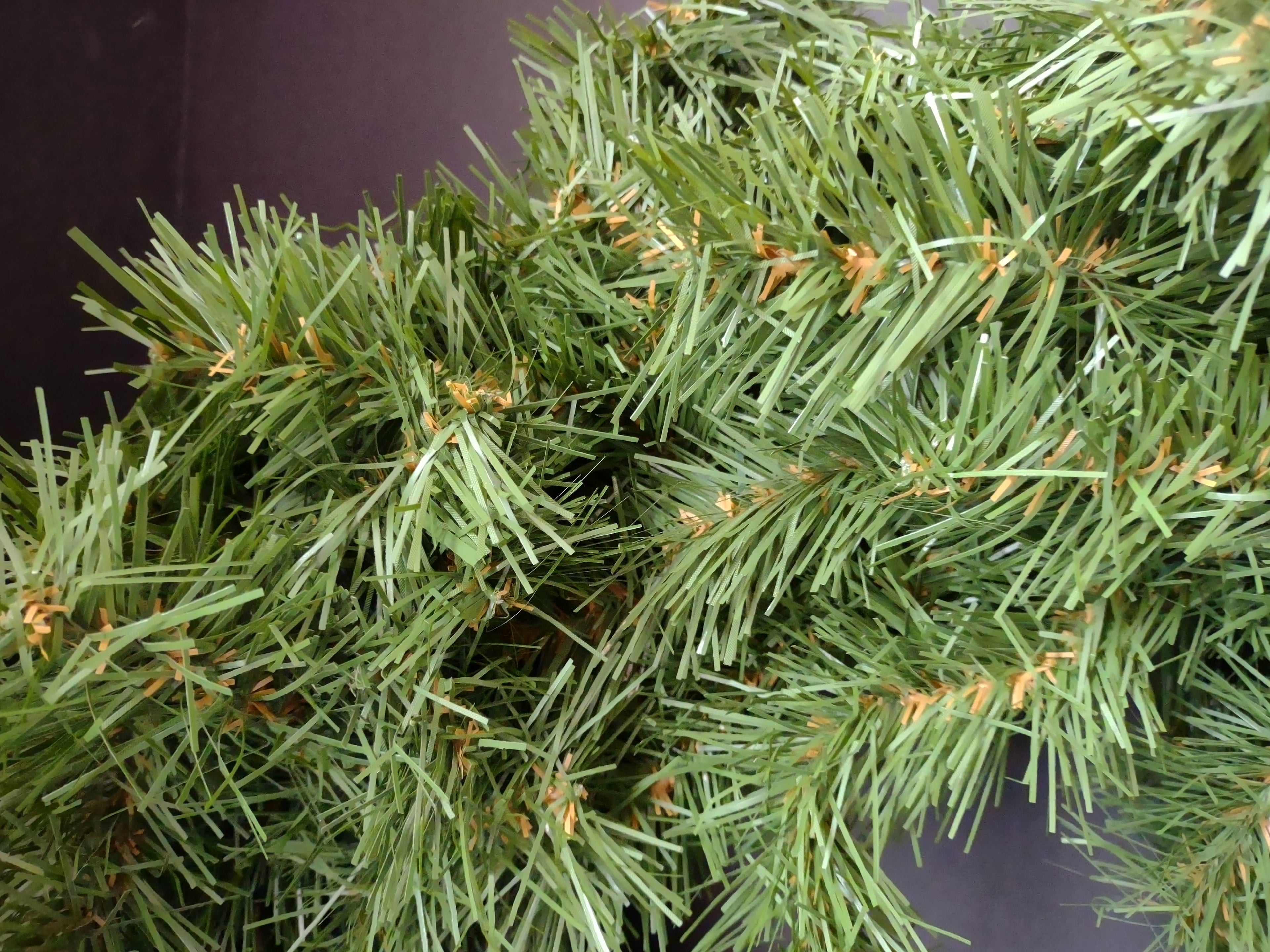 Vintage Christmas Artificial Green Wreath 26" (lot 3332)