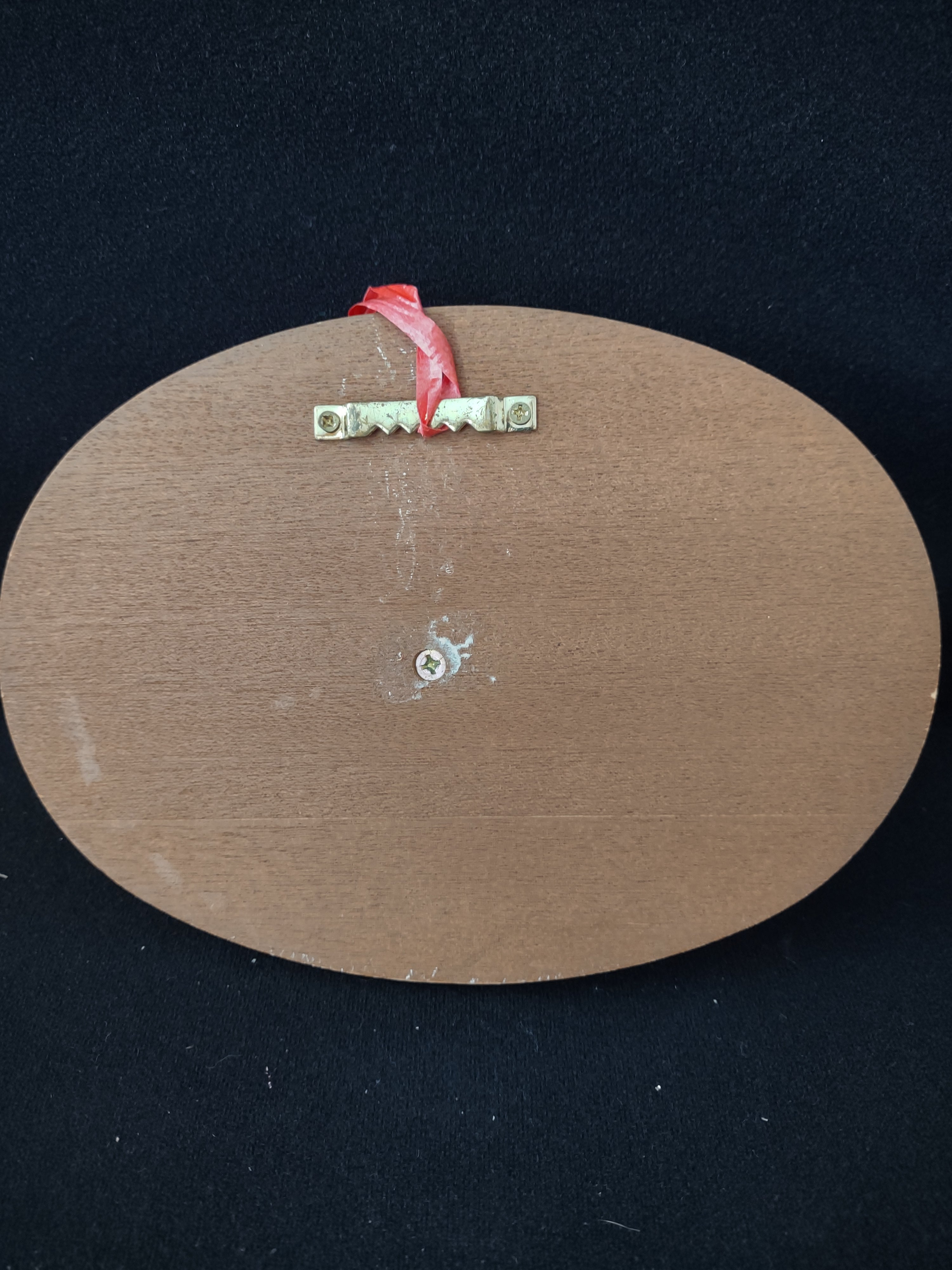 Vintage Jaimy Chuang Christmas Wall Plaque Santa Bear Goose (Lot 4087)