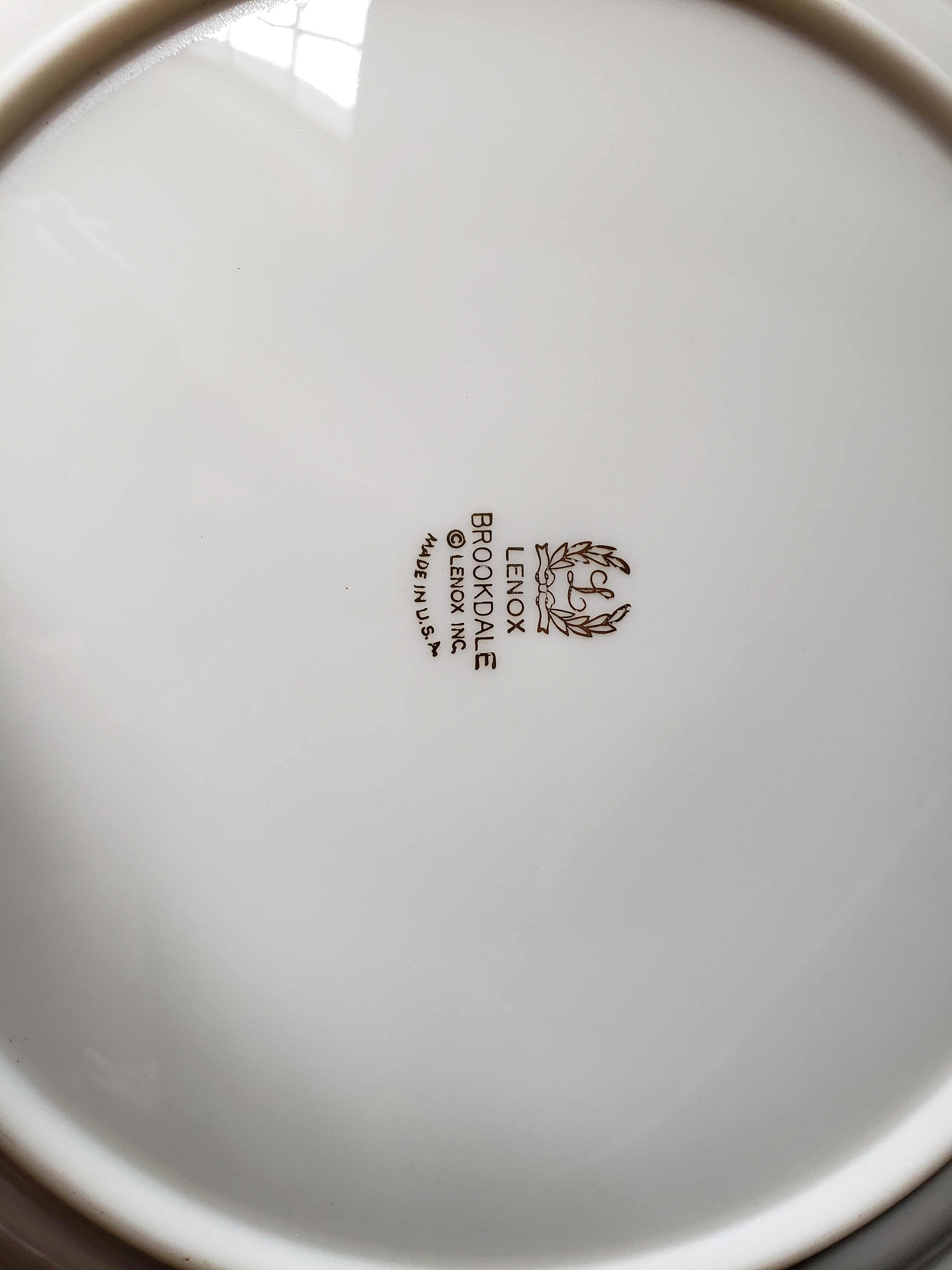 Vintage Lenox Brookdale Dinner Plate 10-1/2" (lot 1916)