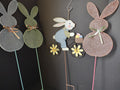 Easte Bunnie Yard Decor Bicycle Set of 4 (lot 1402)
