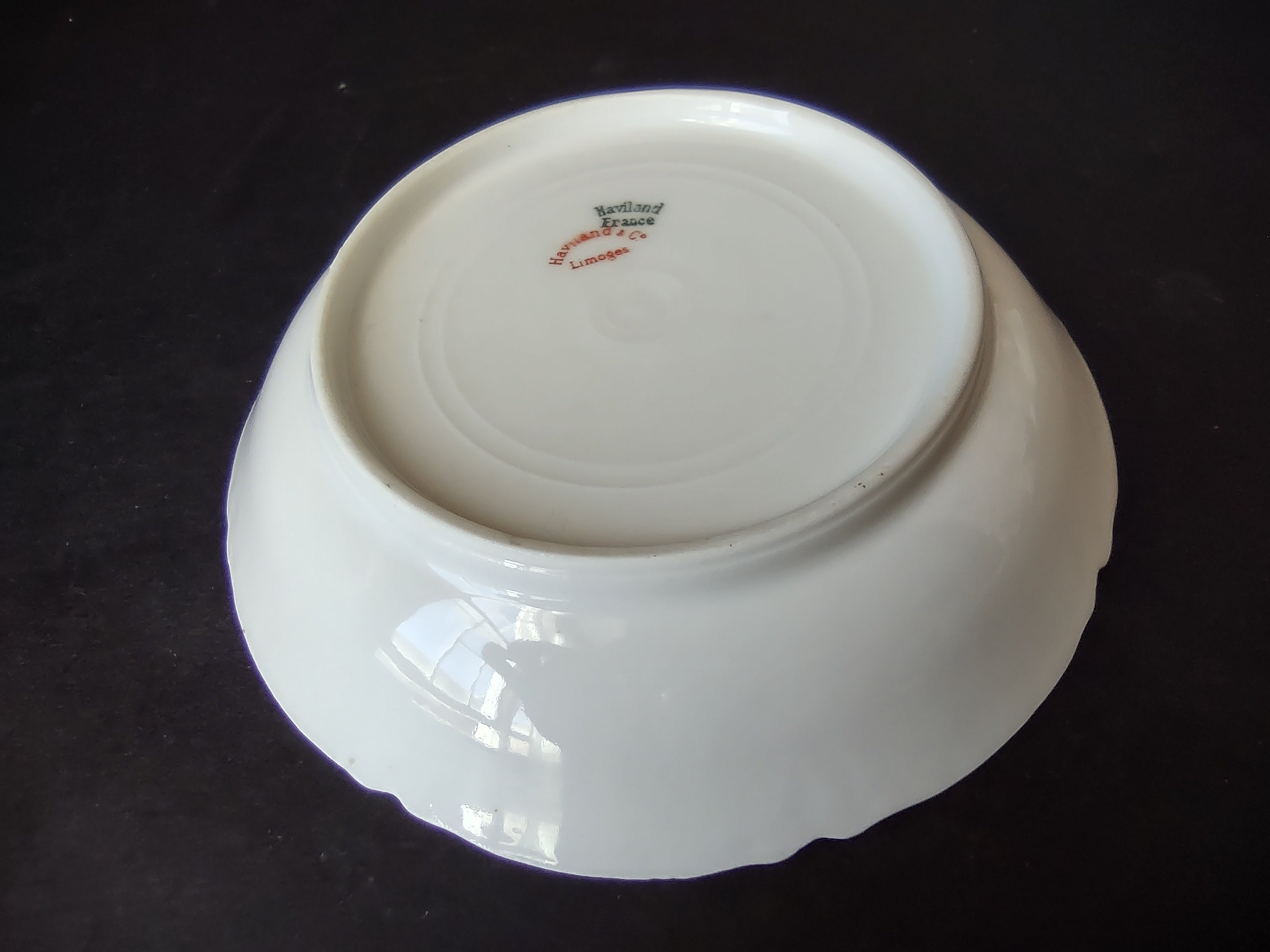 Haviland Limoges French Cottage Cranberry Sauce Small Bowl Pink 5" (lot 1119)