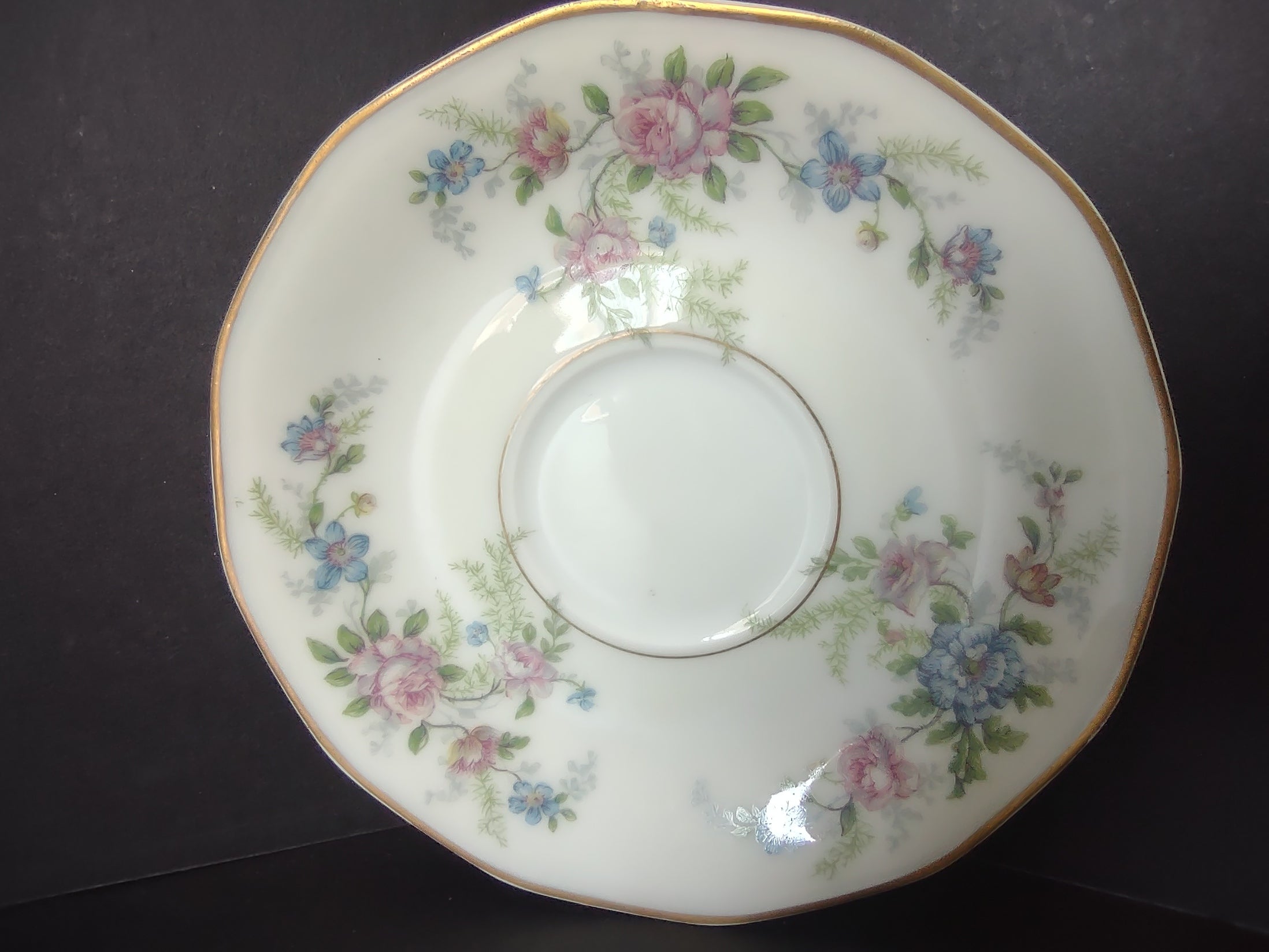 Haviland Limoges Fleurette Saucer ONLY Floral (lot 810)