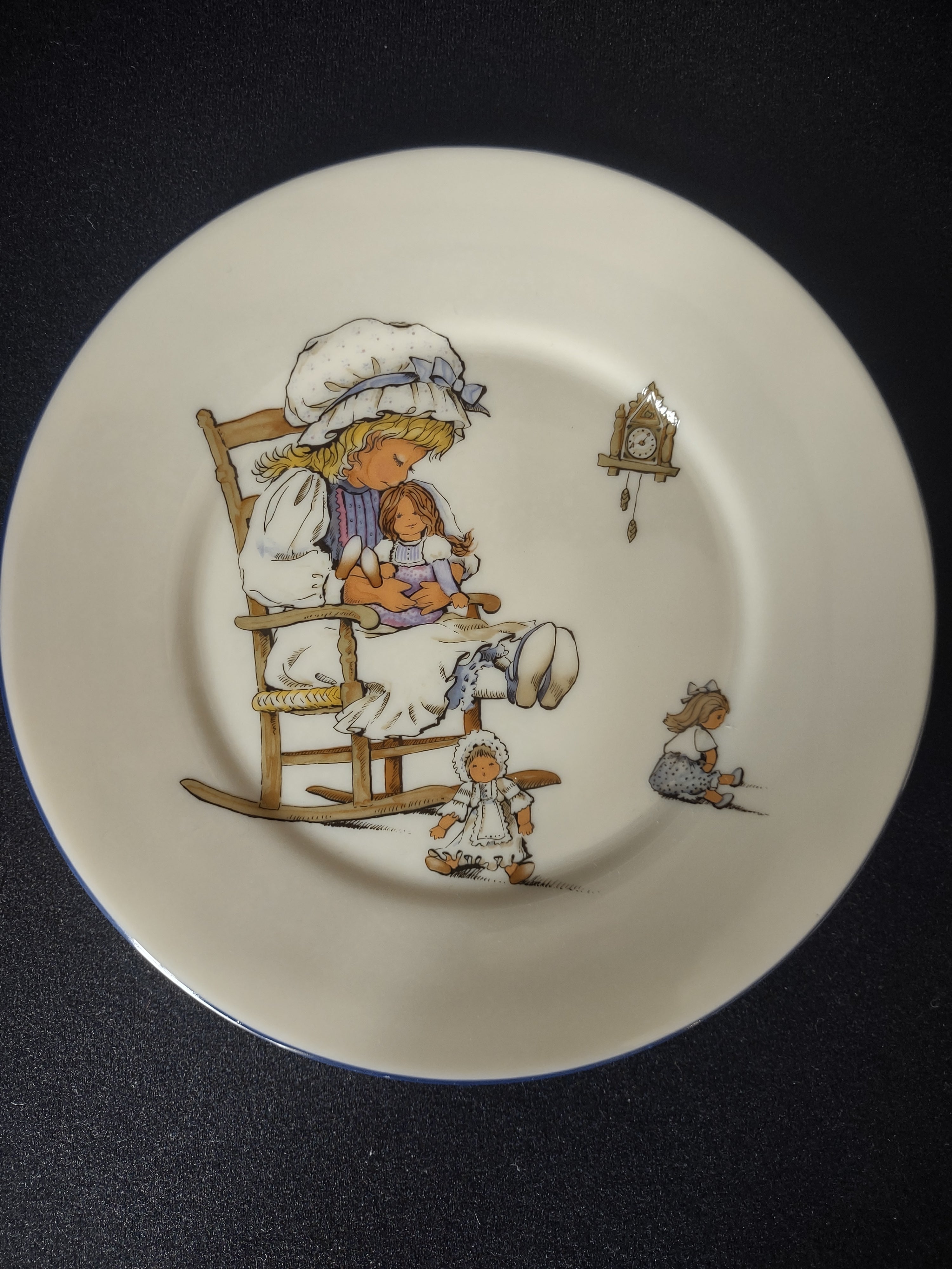 Vintage Lenox Special Dessert or Salad Plate Little Girl Nursery (lot 1859)