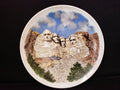 Decorative Collectible Patriotic Plate Mount Rushmore 8-1/2" (lot 2162)
