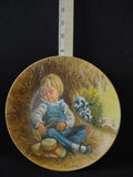 Vintage Mother Goose Collector Plate 2nd Issue Little Boy Blue (Lot 5114)