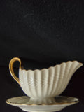 Vintage Copeland Spode Gravy Boat Chelsea Wicker Earthenware Countryside Lot5805