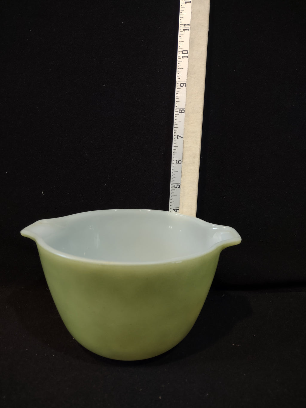 Vintage Fire King Anchor Hocking 6" Green Mixing Bowl Casserole Dish (Lot 5227)