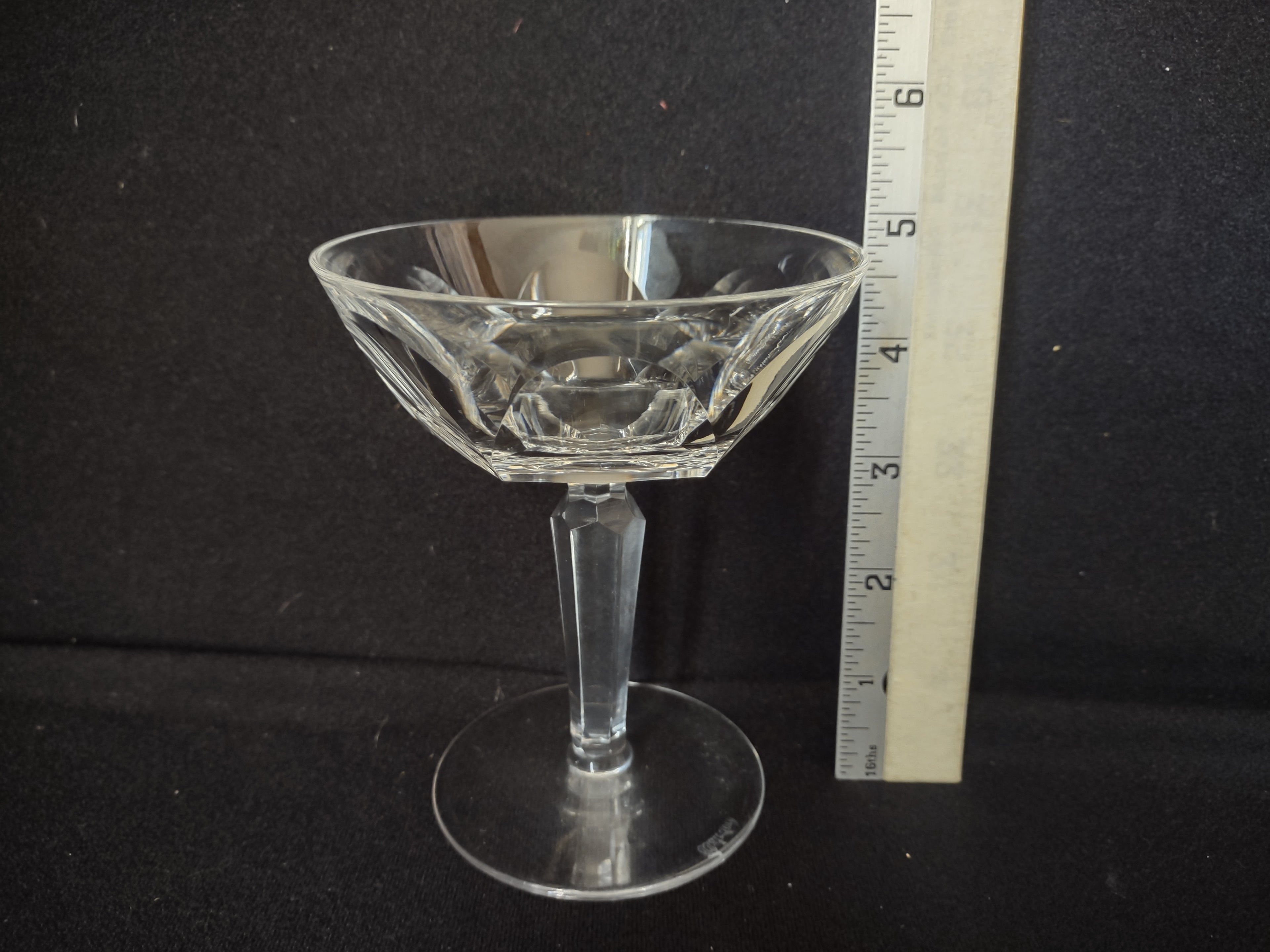 Set of 2 Vintage Waterford Sheila Champagne/Tall Sherbet 4 - 3/4" Tall (lot 2736