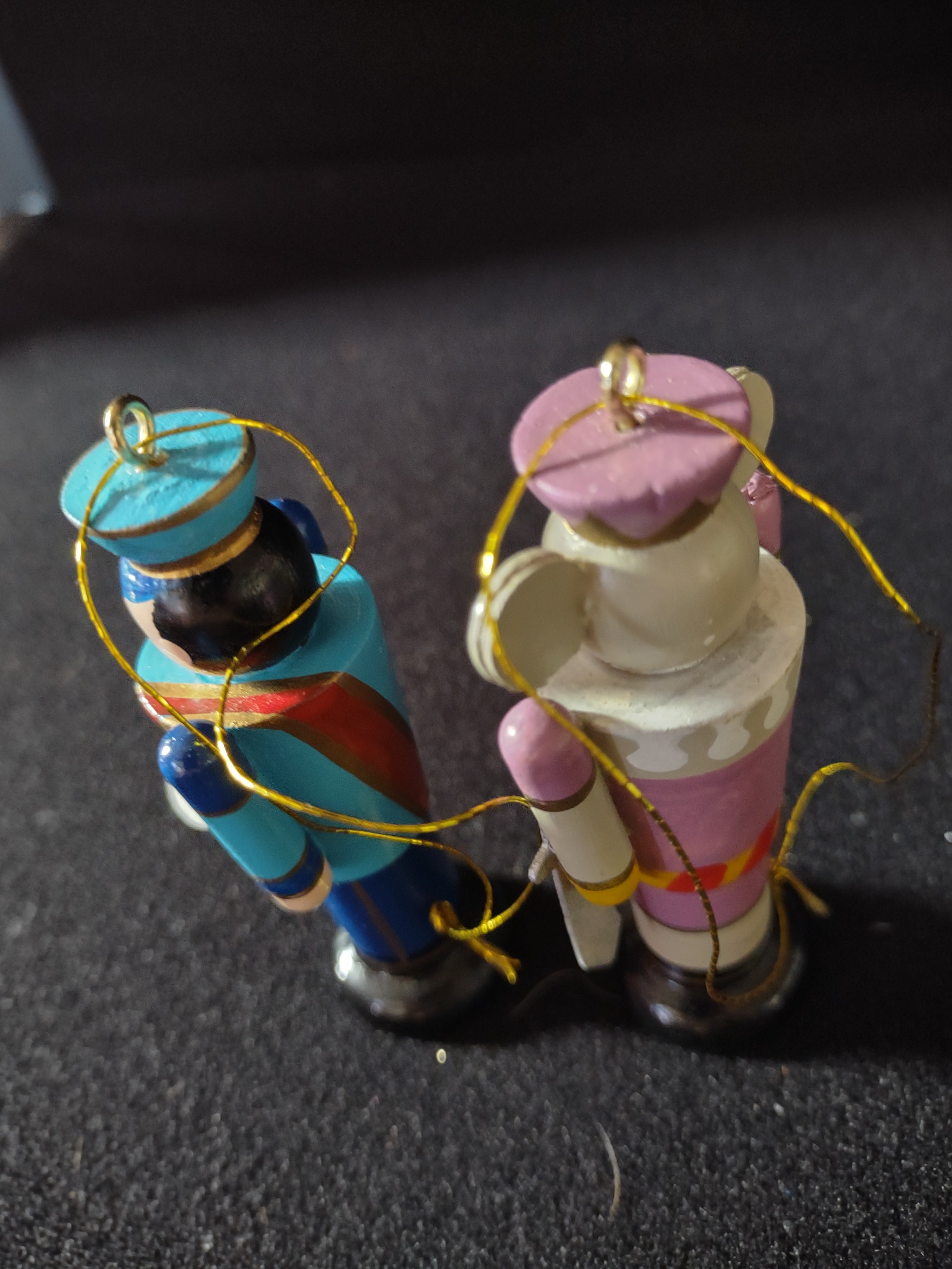 Vintage Avon Nutcracker Christmas Ornaments Soldier Mouse King (Lot 4807)