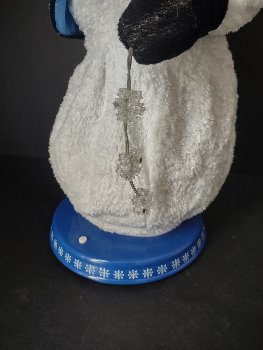 Christmas Gemmy Mr Snow Miser Snowman Snowflake Animated IMPERFECT (lot 2354)