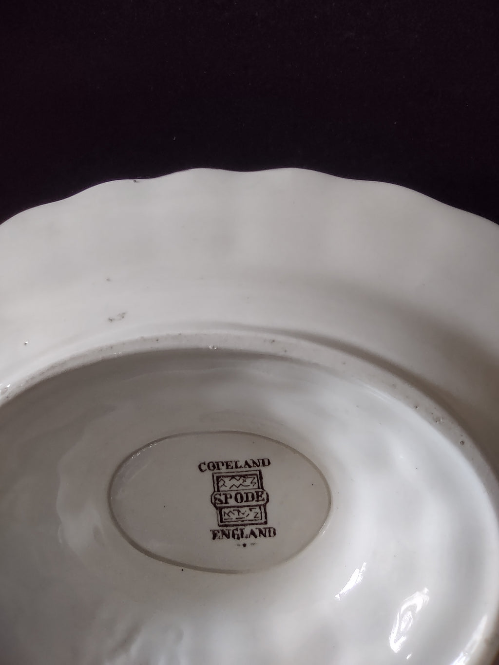 Vintage Copeland Spode Gravy Boat Chelsea Wicker Earthenware Countryside Lot5805