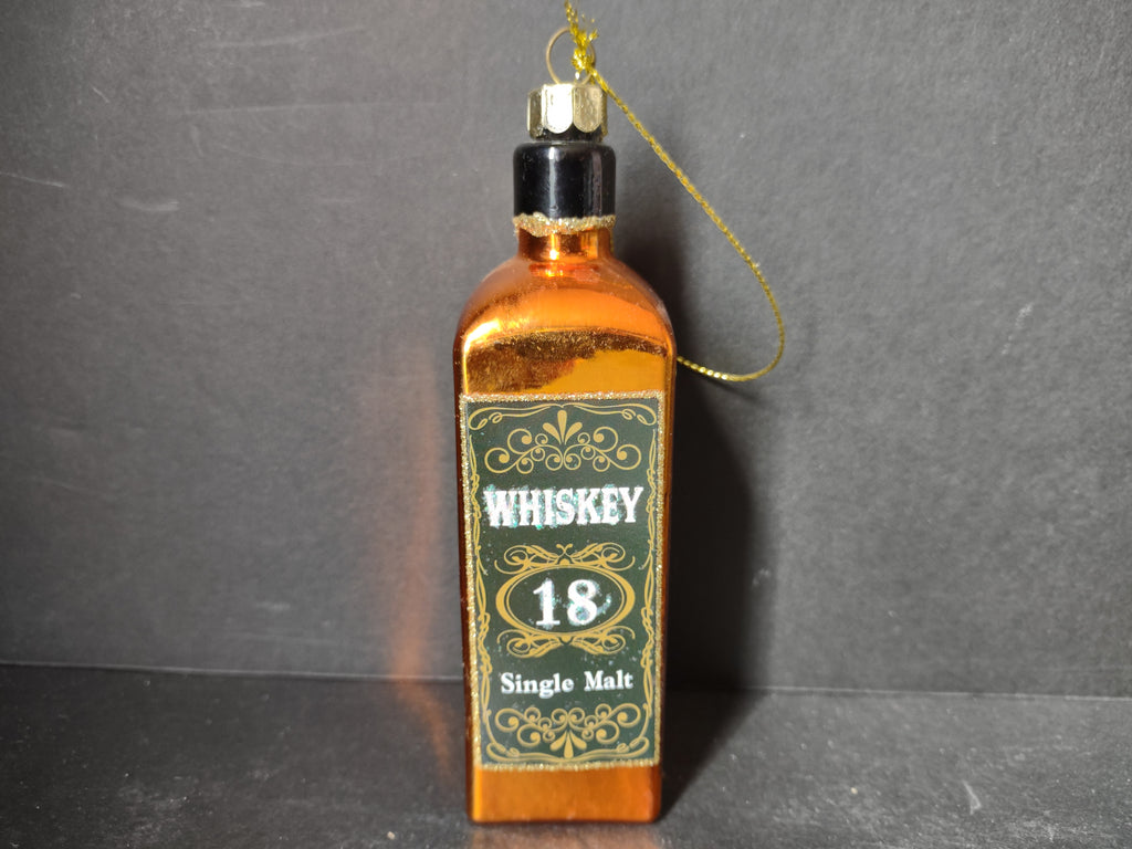 Christmas Ornament Glass Whiskey Single Malt (lot 4824)