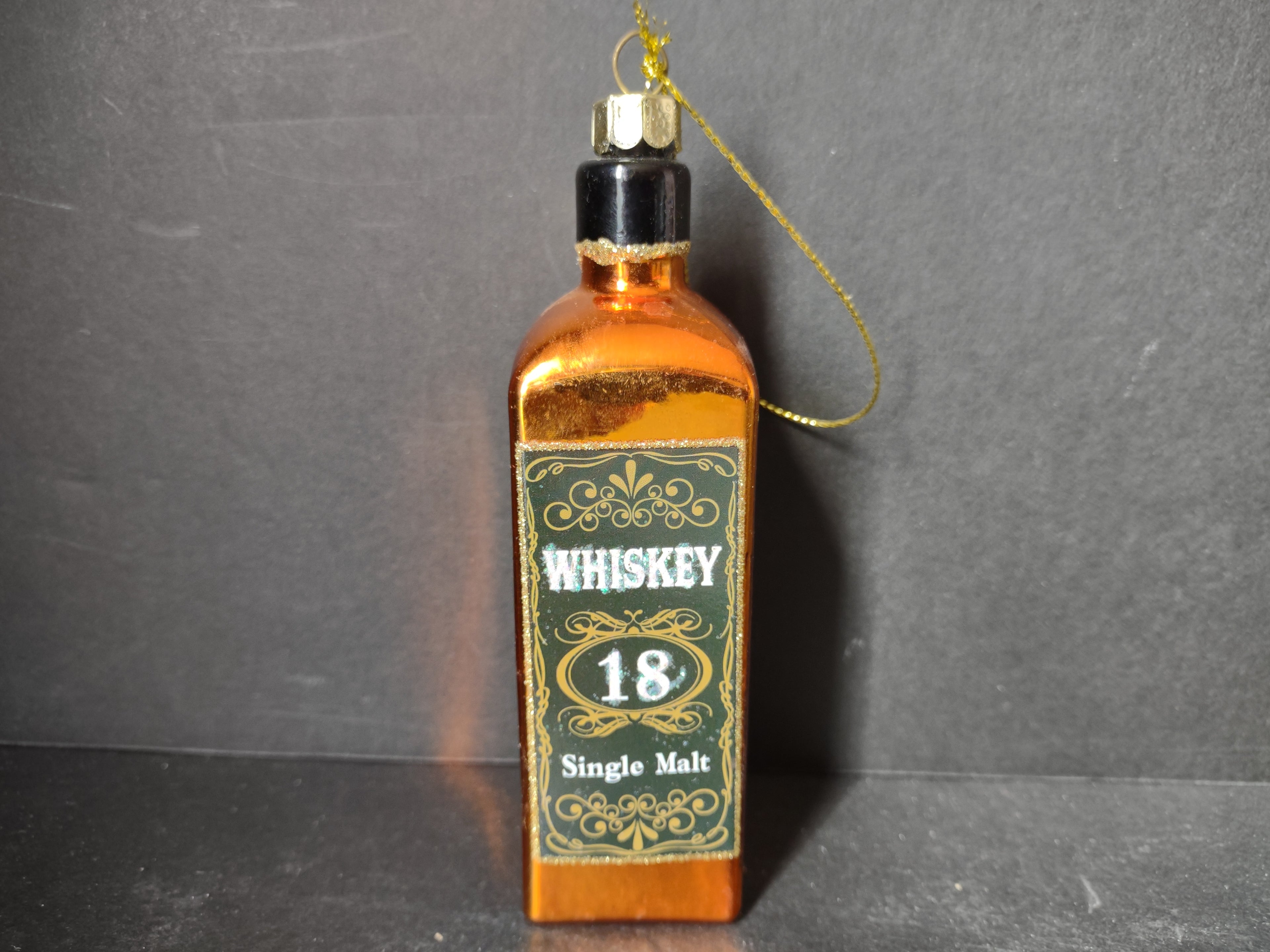 Christmas Ornament Glass Whiskey Single Malt (lot 4824)