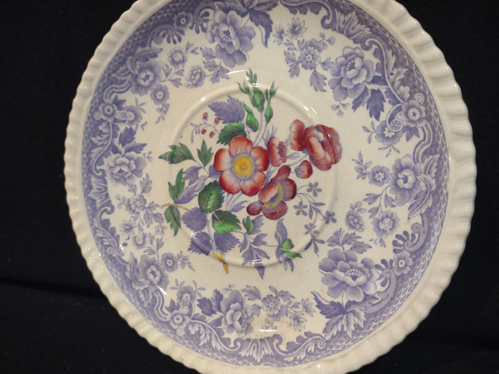 Vintage Spode England Ironstone Mayflower Liner for Soup Cup Cottage (lot 5710)