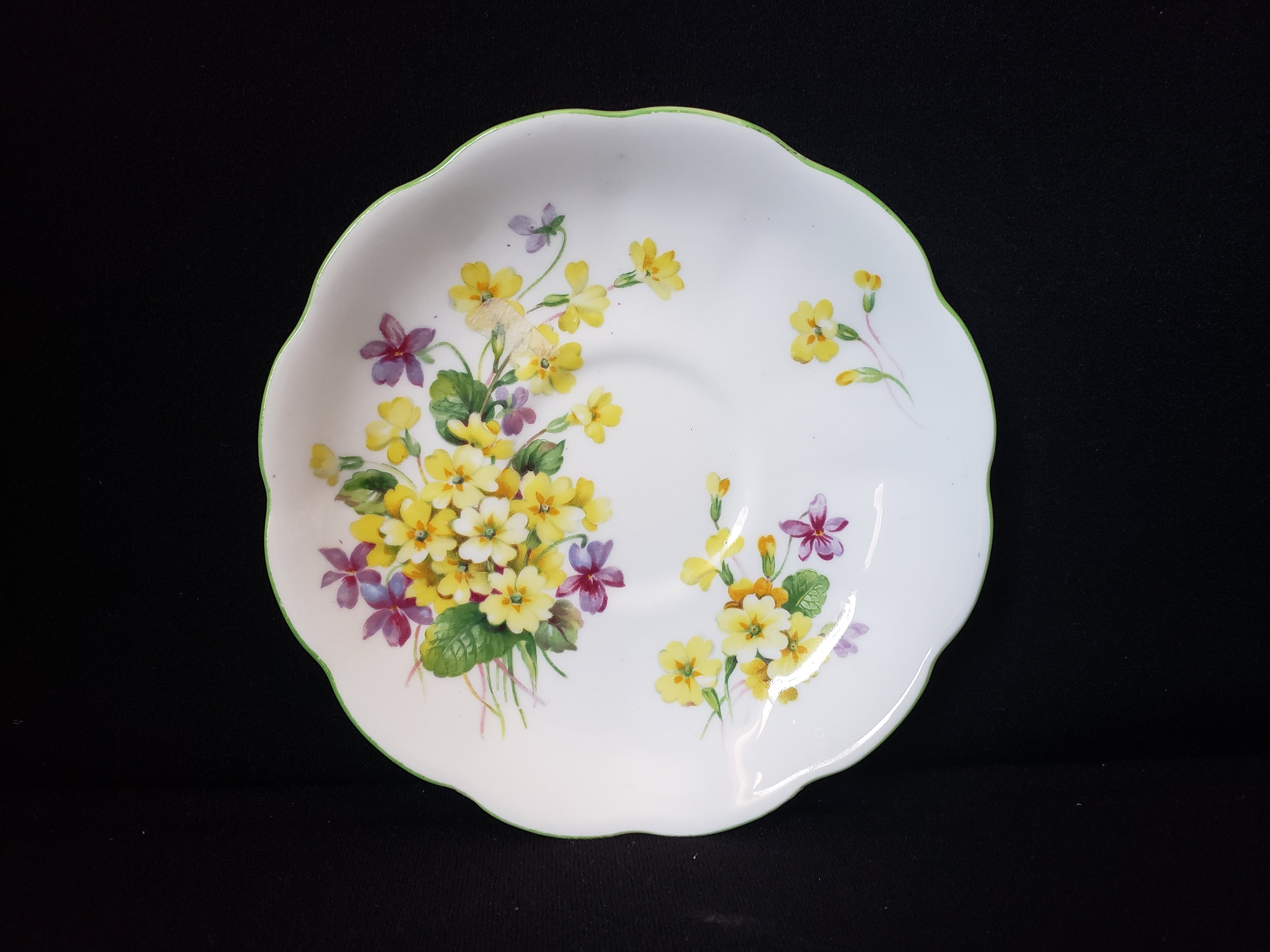 Vintage Royal Albert Bone China Primulette Saucer ONLY (lot 2028)